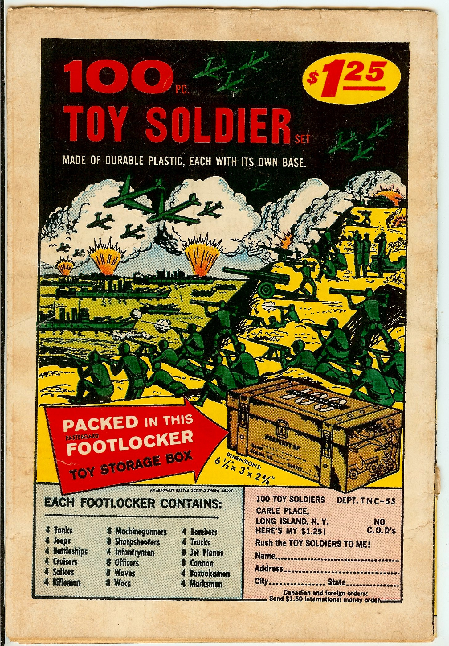 ACTION COMICS Back Cover