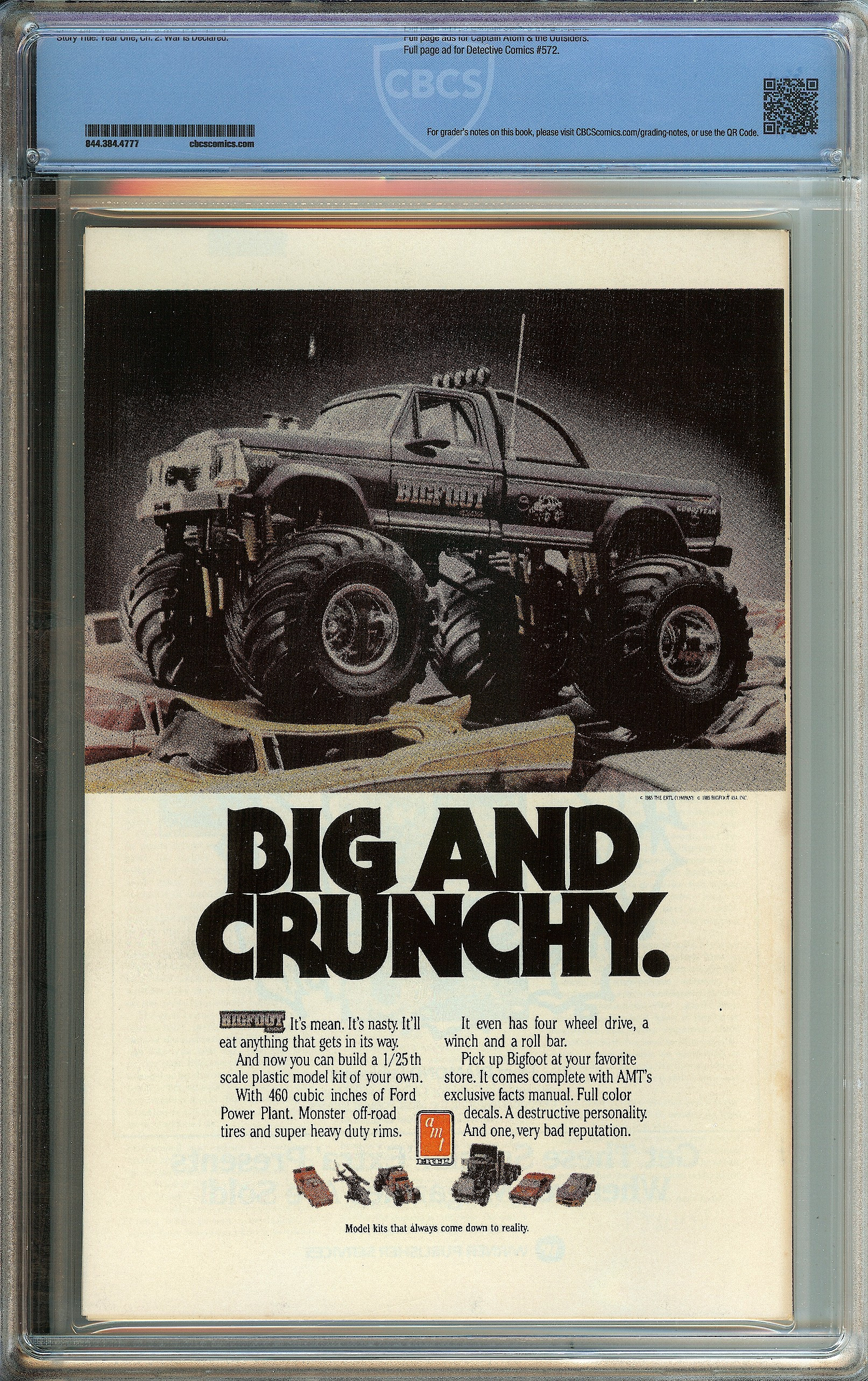 BATMAN Back Cover