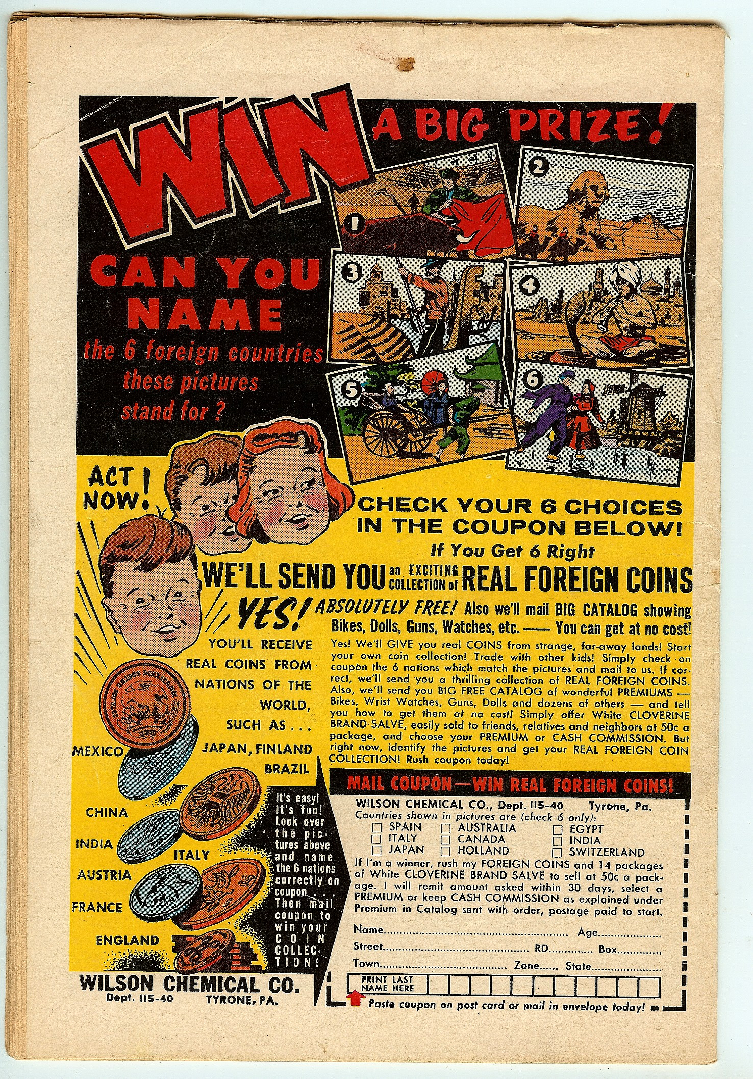 SUPERMAN Back Cover