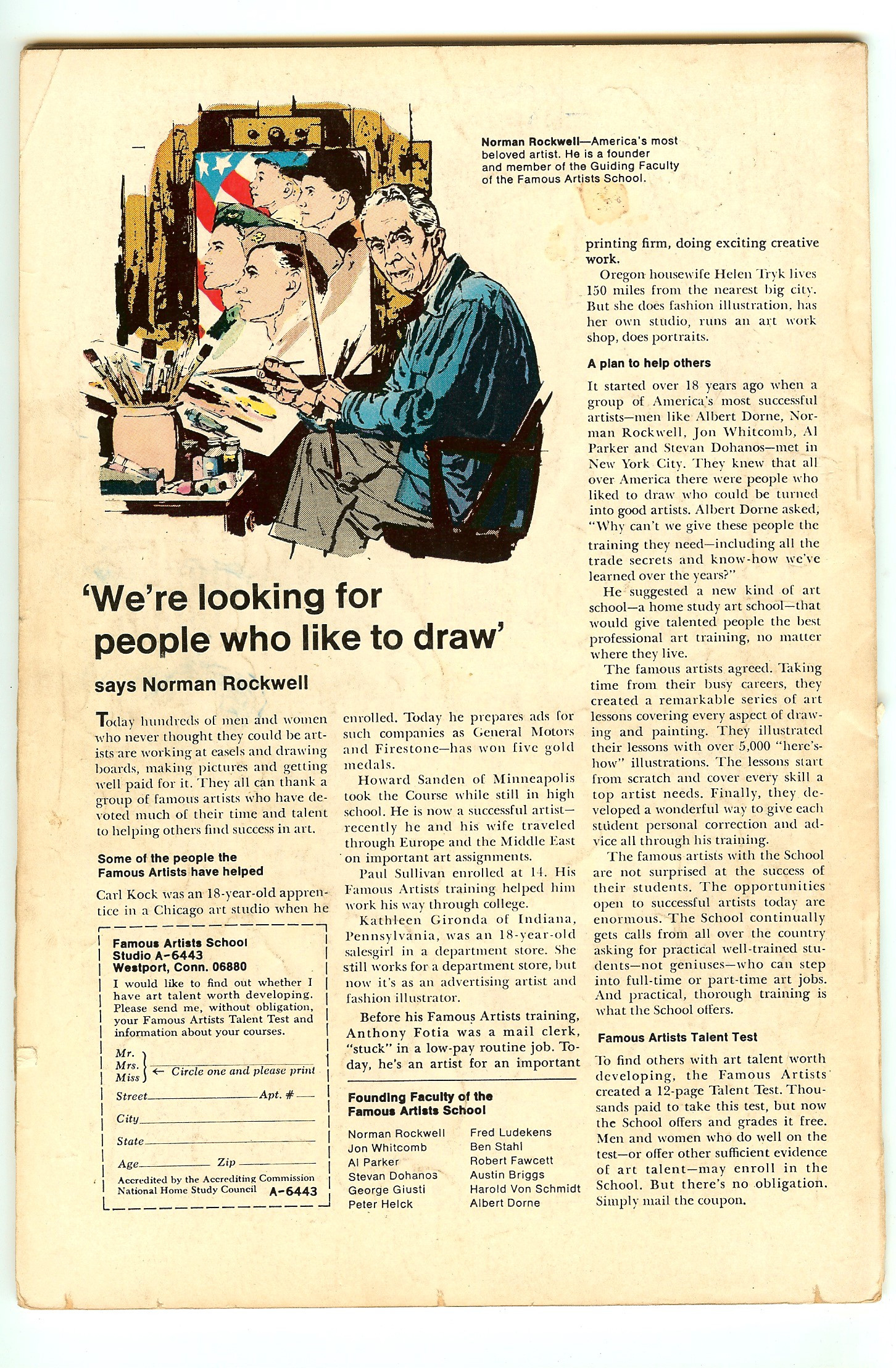 INCREDIBLE HULK ANNUAL Back Cover
