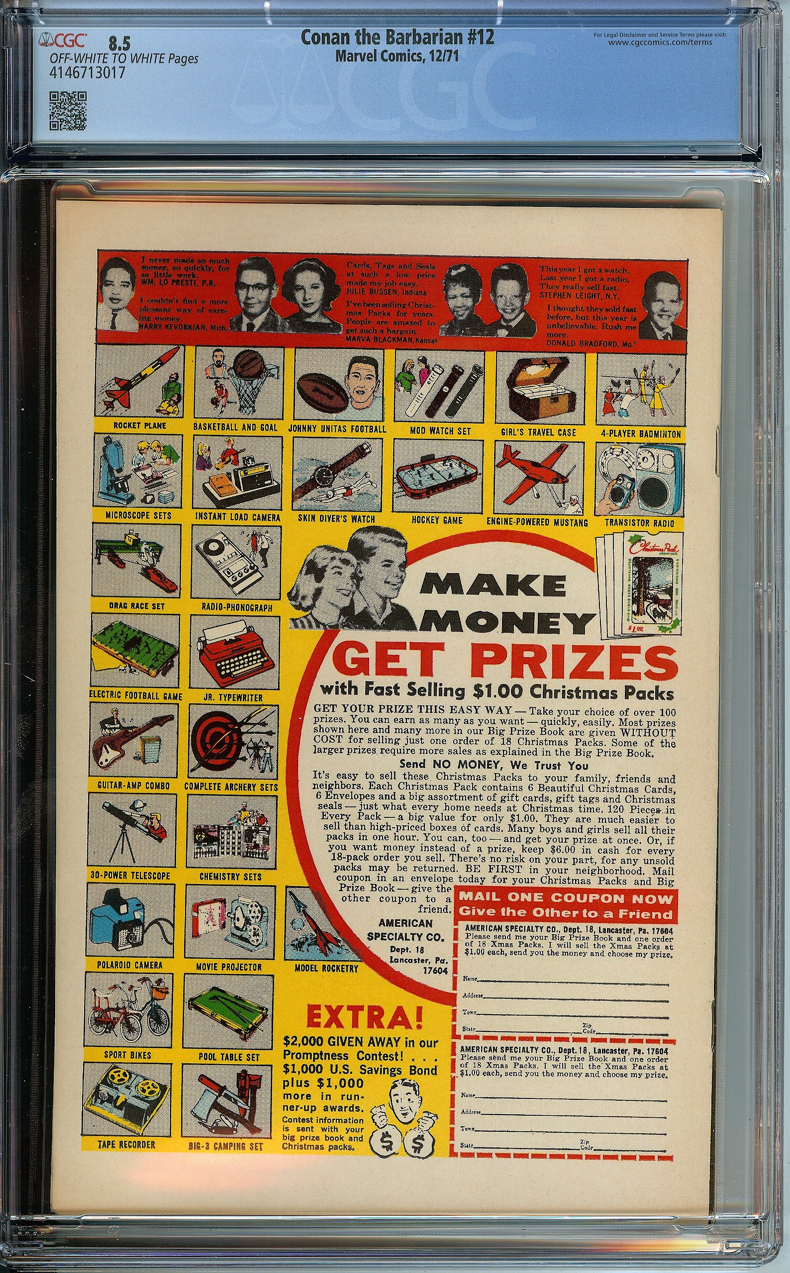 CONAN THE BARBARIAN Back Cover