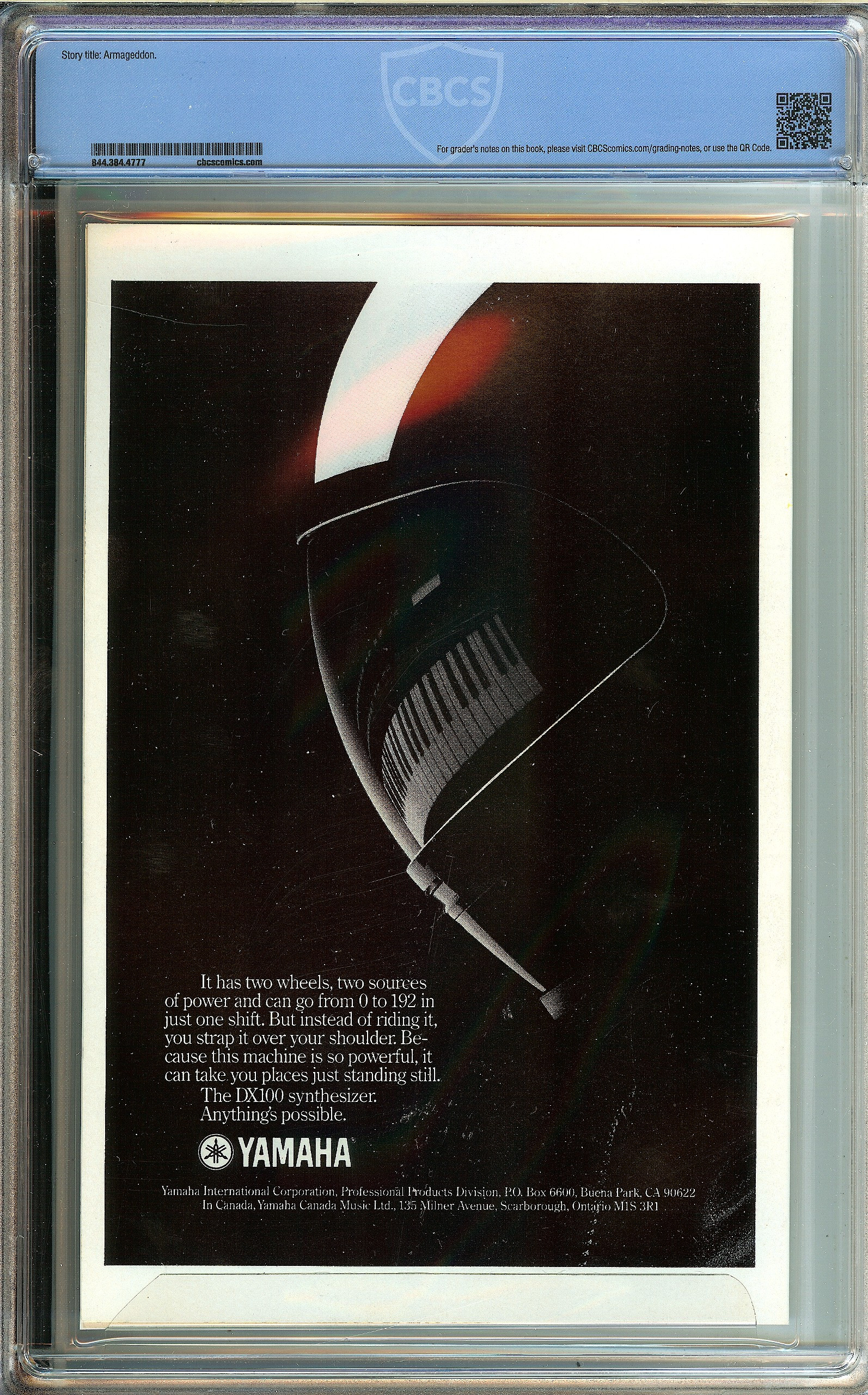 DAREDEVIL Back Cover