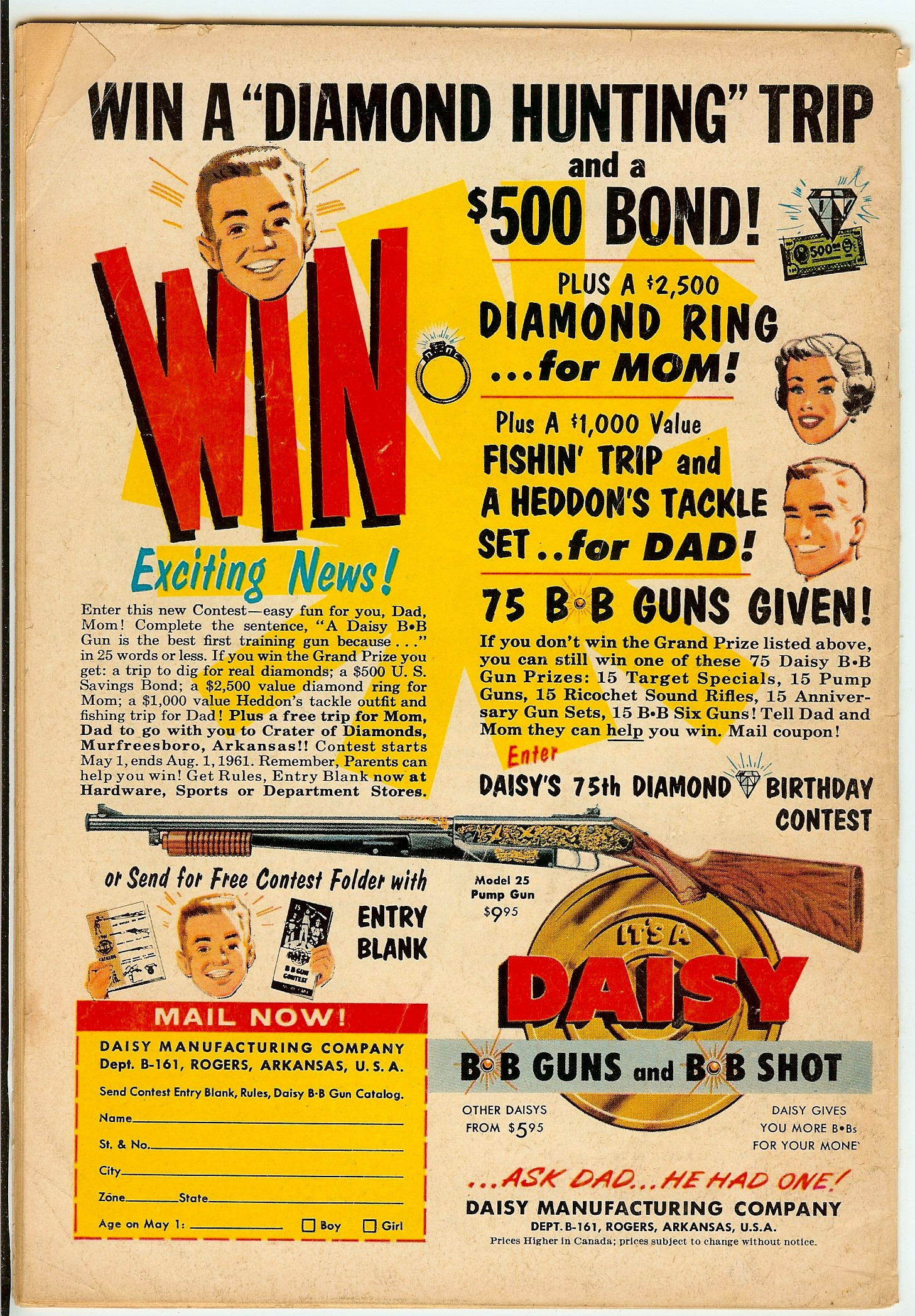 ACTION COMICS Back Cover