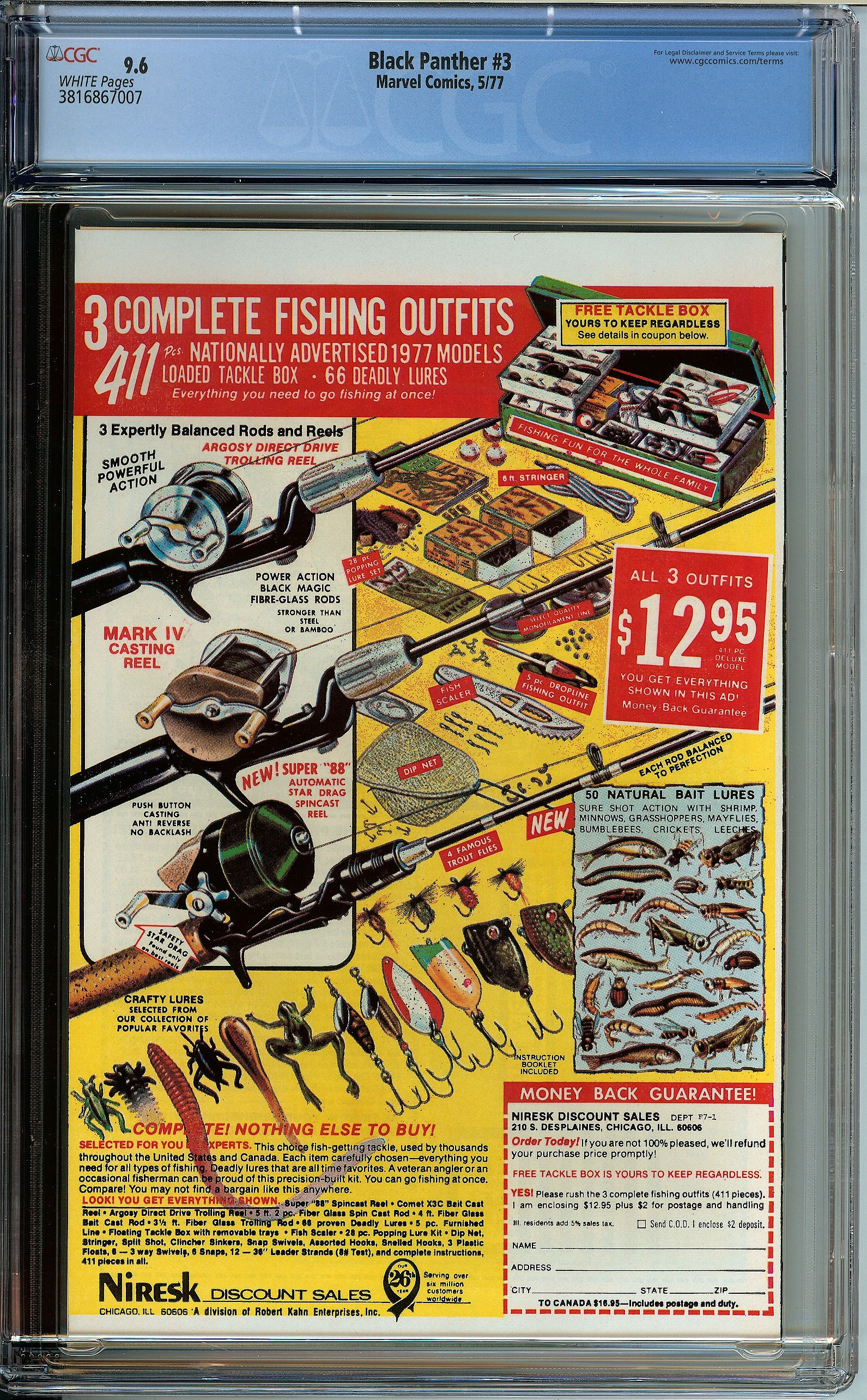 BLACK PANTHER Back Cover