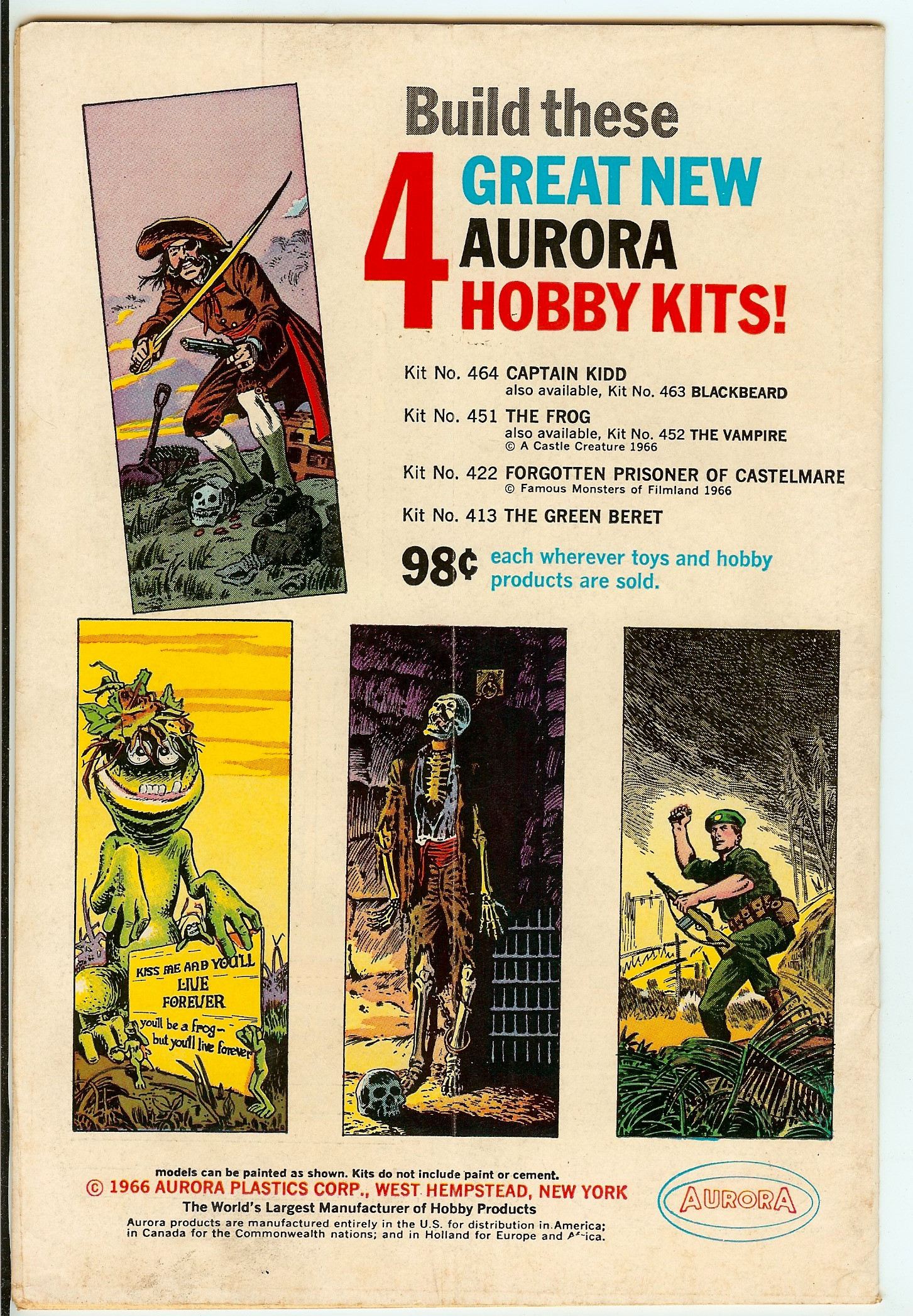 ACTION COMICS Back Cover