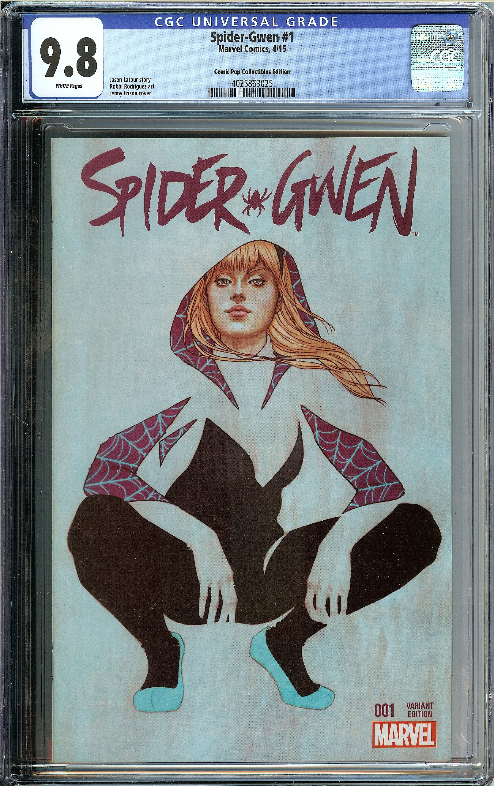SPIDER-GWEN #1 CGC 9.8 WHITE PAGES | Reece's Rare Comics