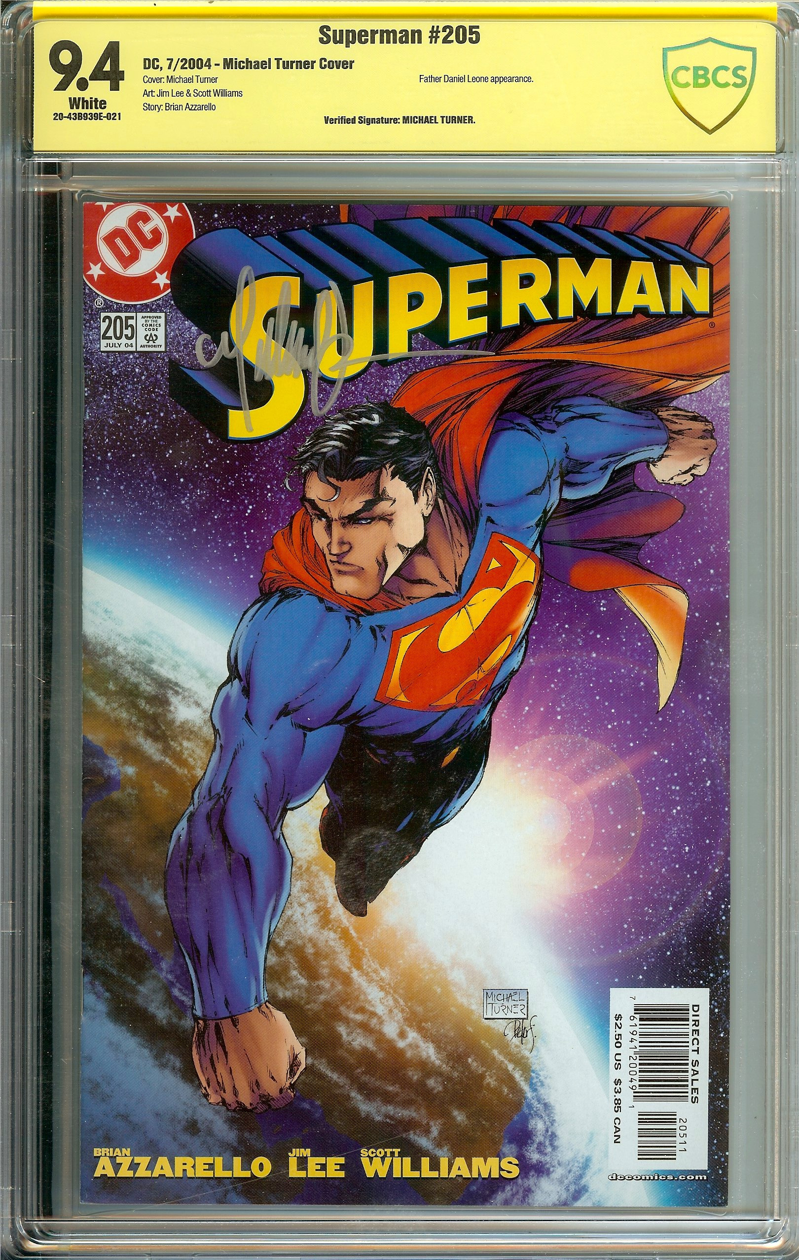 SUPERMAN #205 CBCS 9.4 WHITE PAGES | Reece's Rare Comics