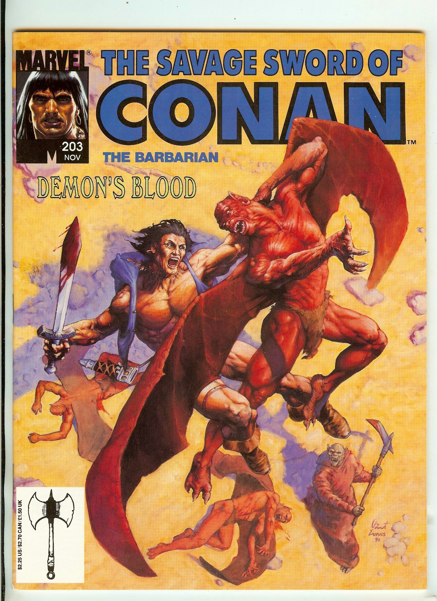 SAVAGE SWORD OF CONAN Front Cover