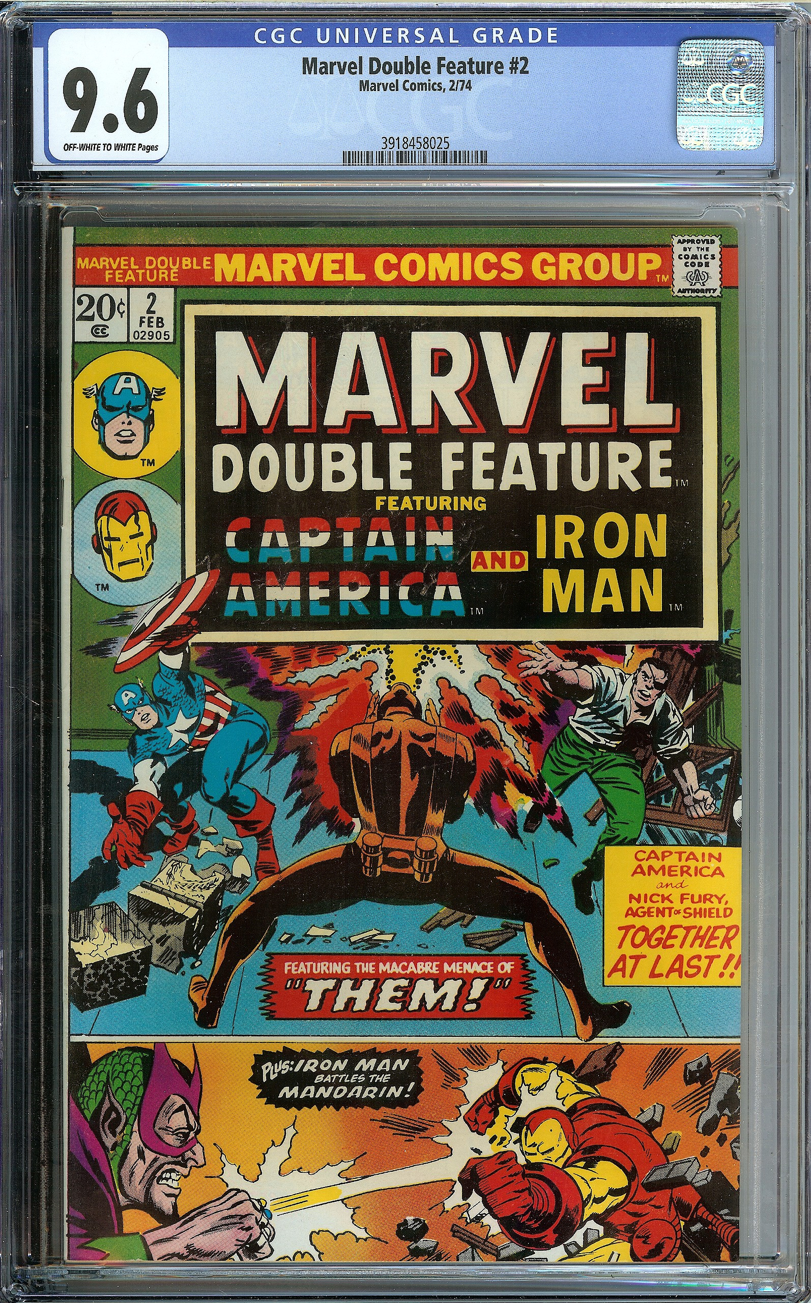 MARVEL DOUBLE FEATURE Front Cover