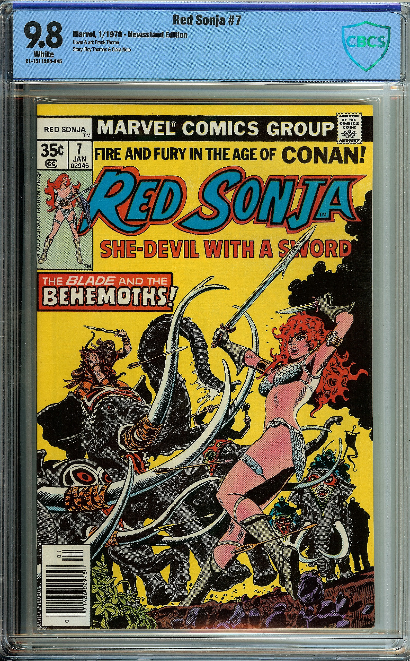 RED SONJA Front Cover