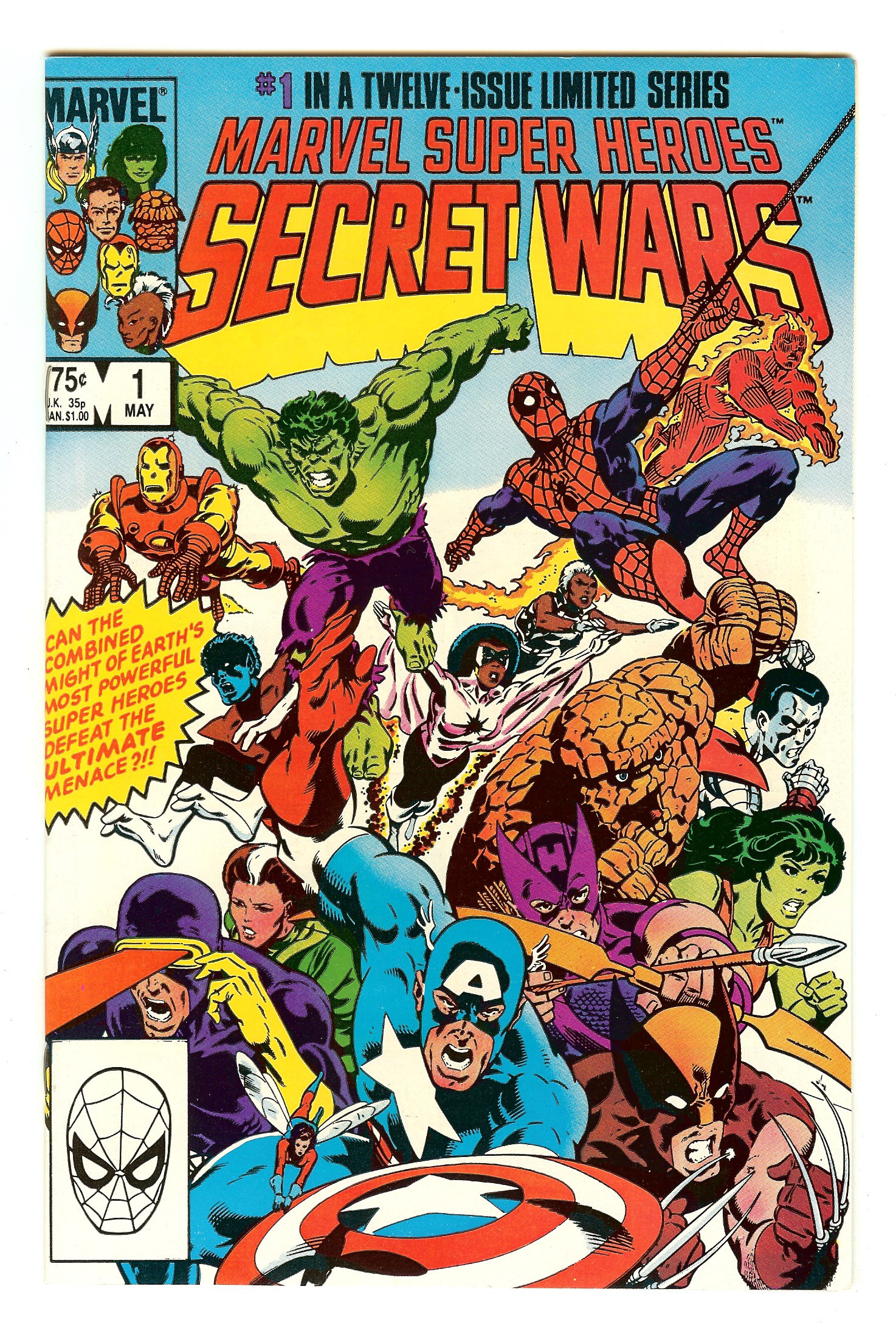 MARVEL SUPER HEROES SECRET WARS Front Cover