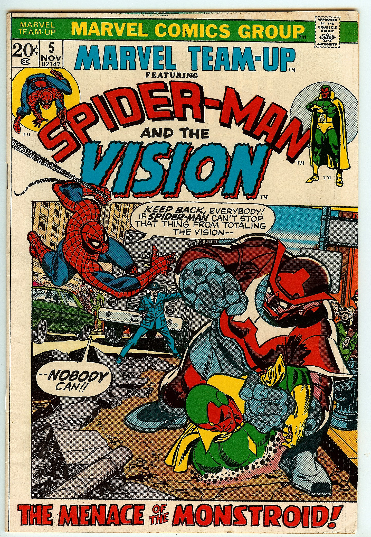 MARVEL TEAM-UP Front Cover