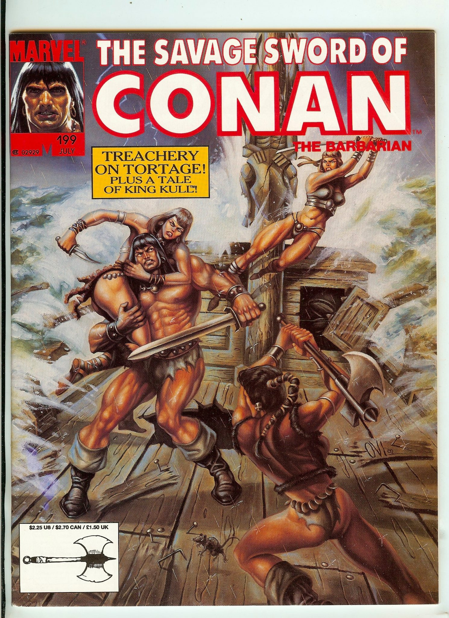 SAVAGE SWORD OF CONAN Front Cover