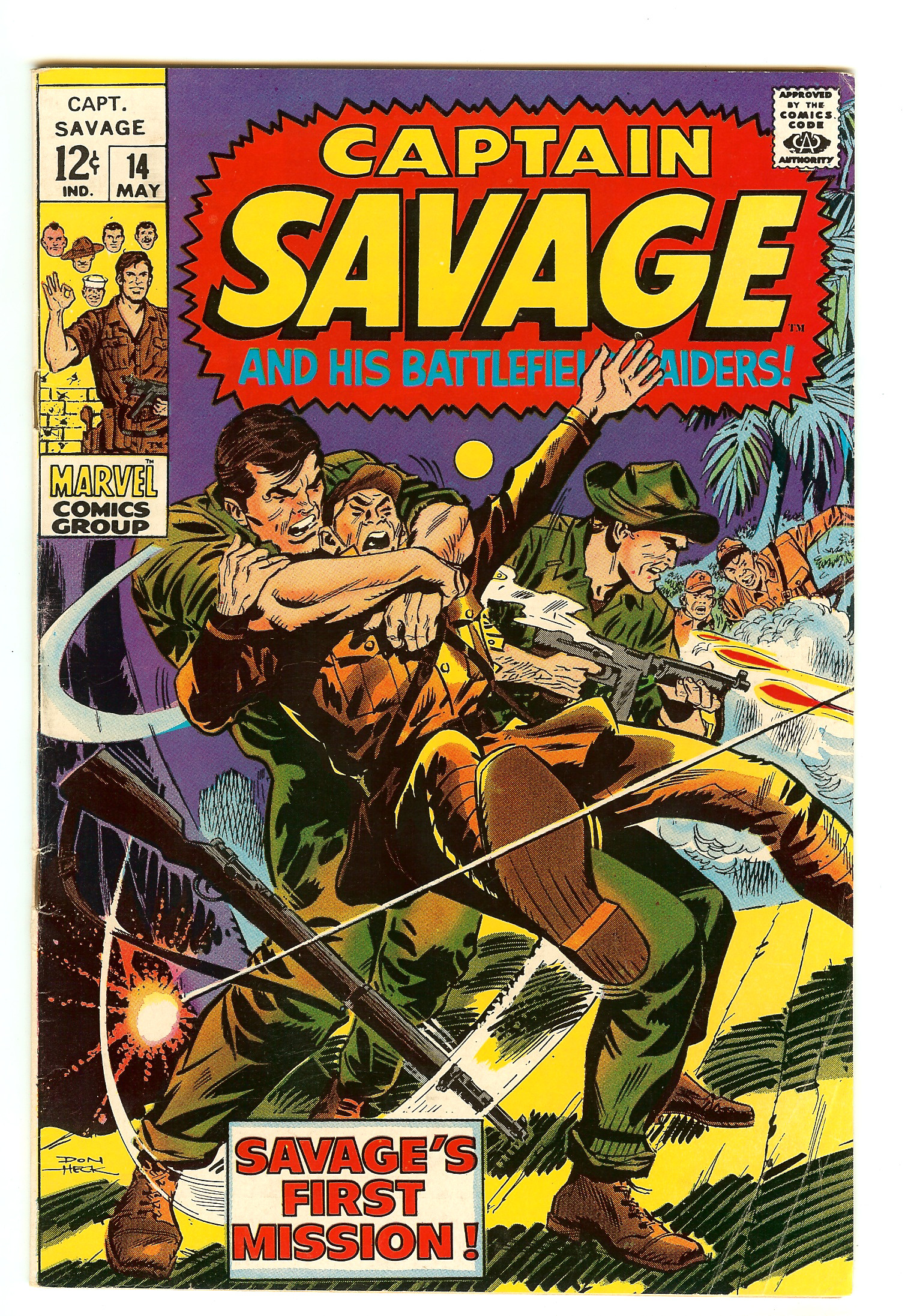 CAPTAIN SAVAGE Front Cover