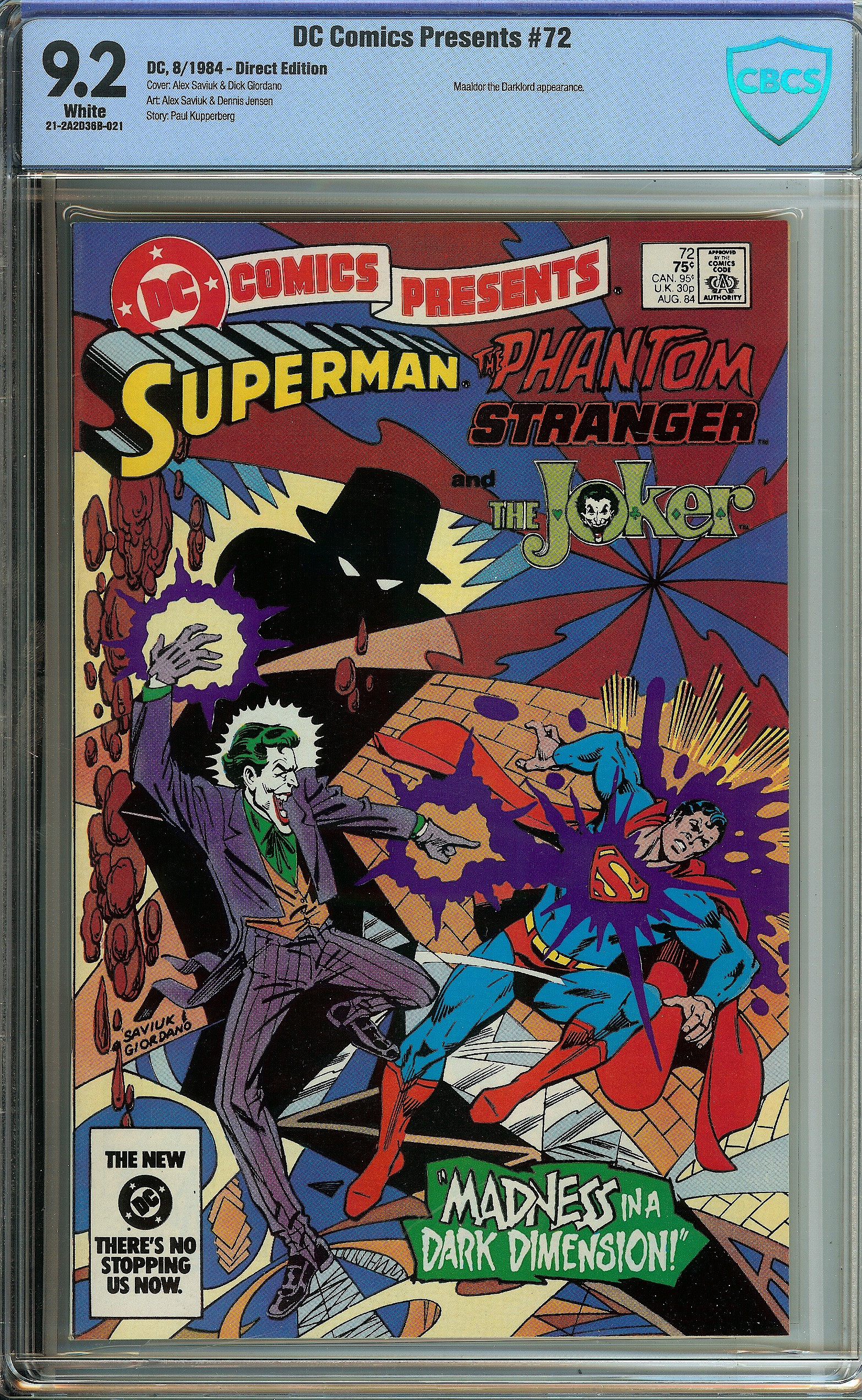 DC COMICS PRESENTS Front Cover