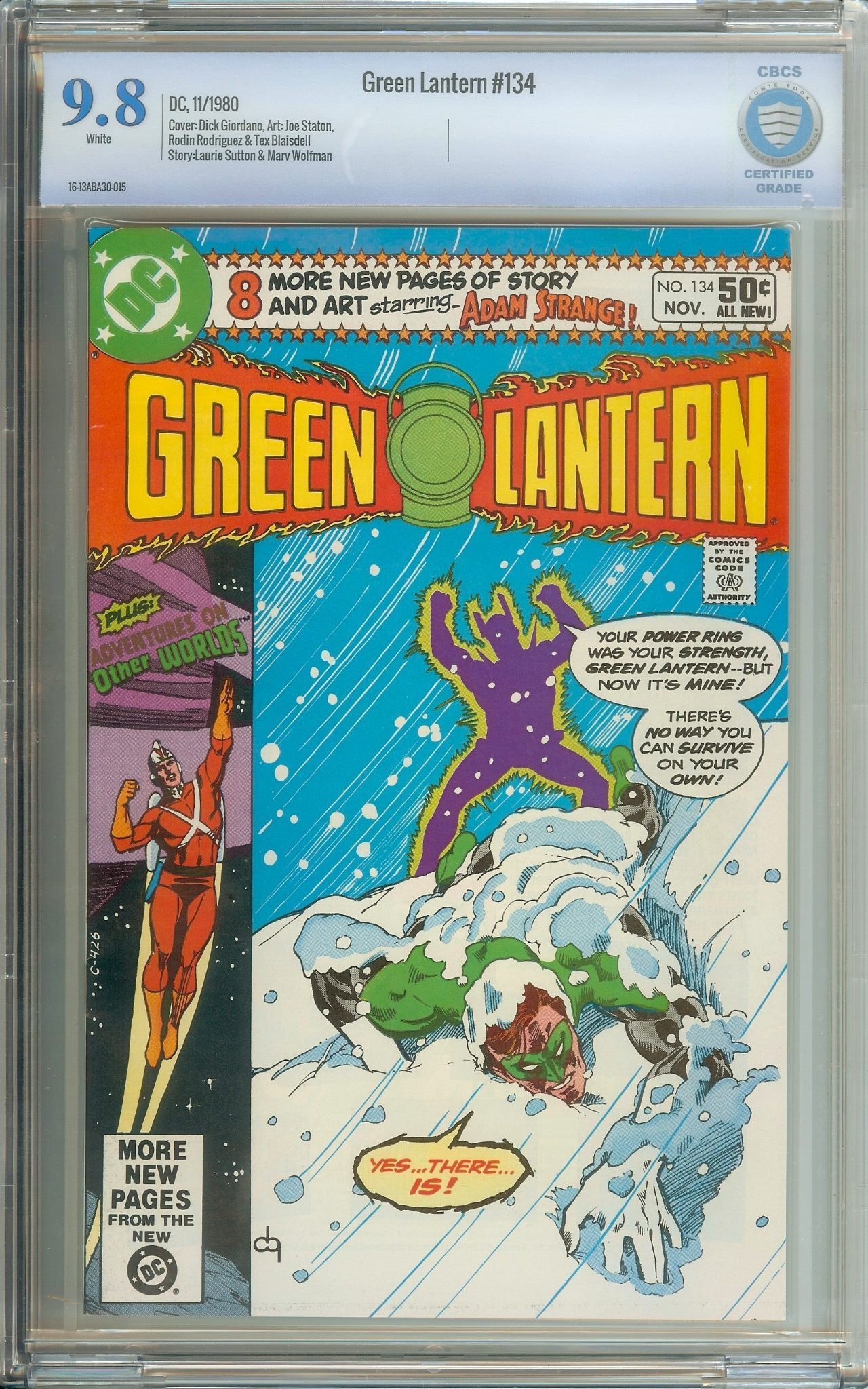 GREEN LANTERN Front Cover