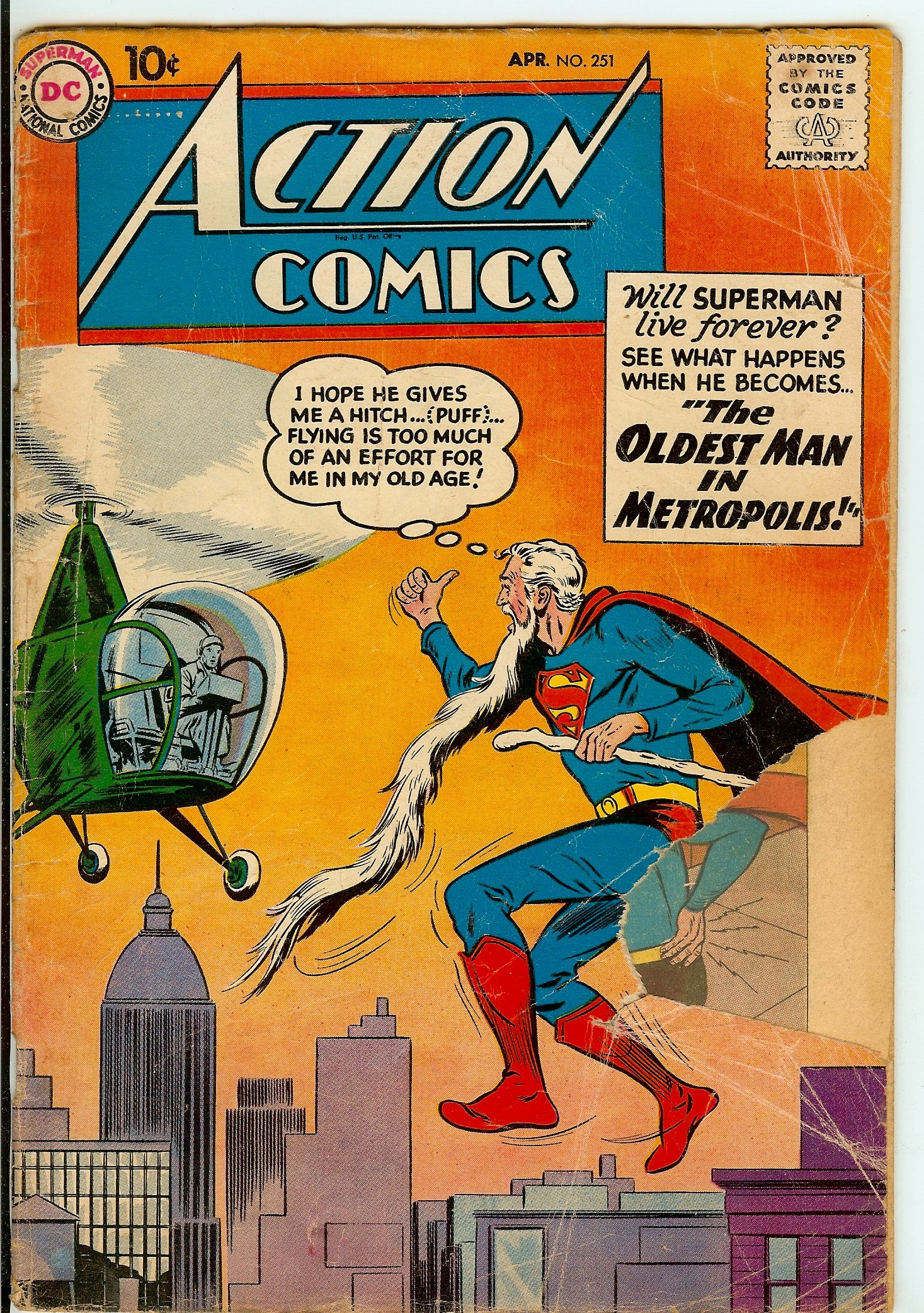 ACTION COMICS Front Cover