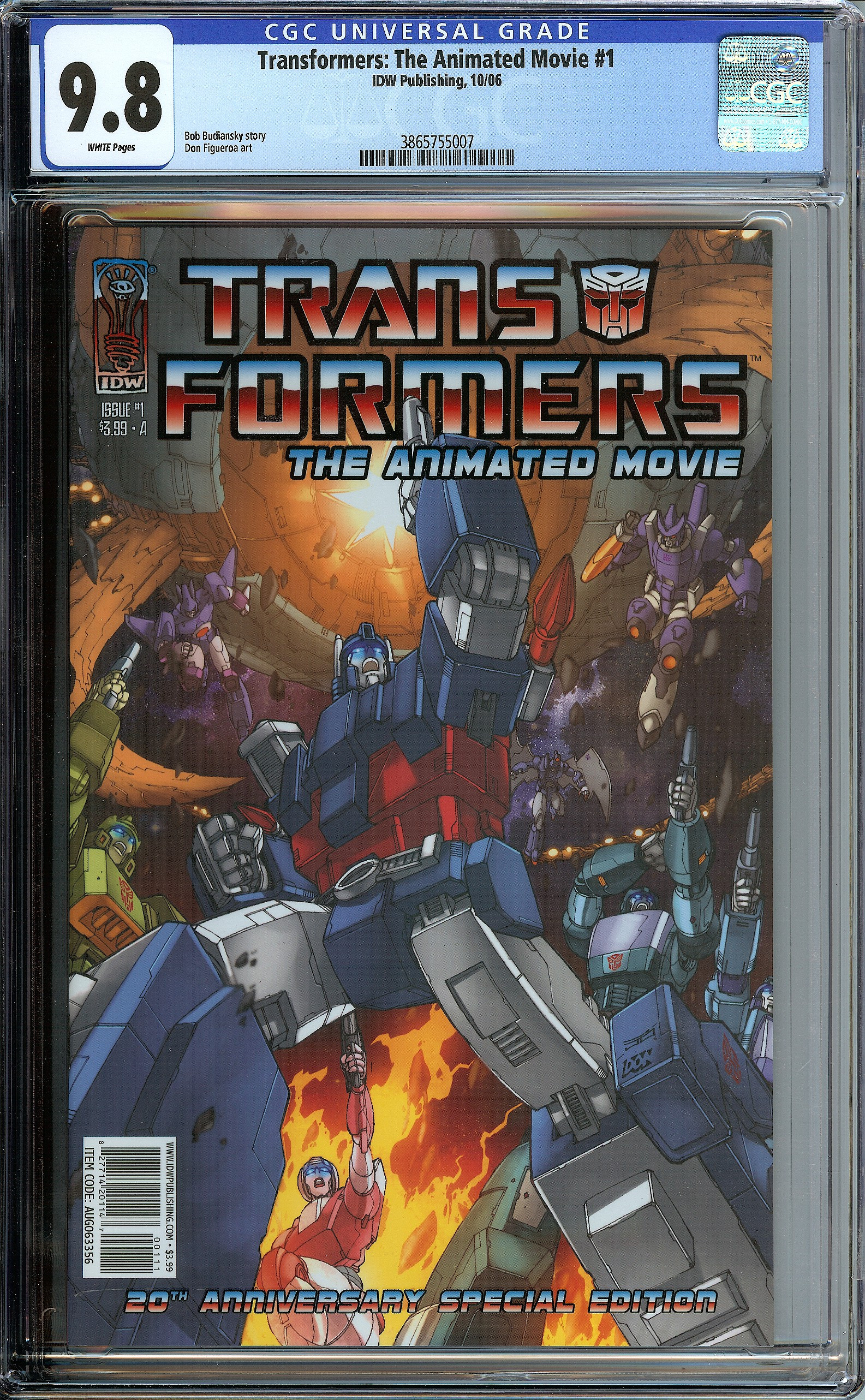 TRANSFORMERS: THE ANIMATED MOVIE Front Cover