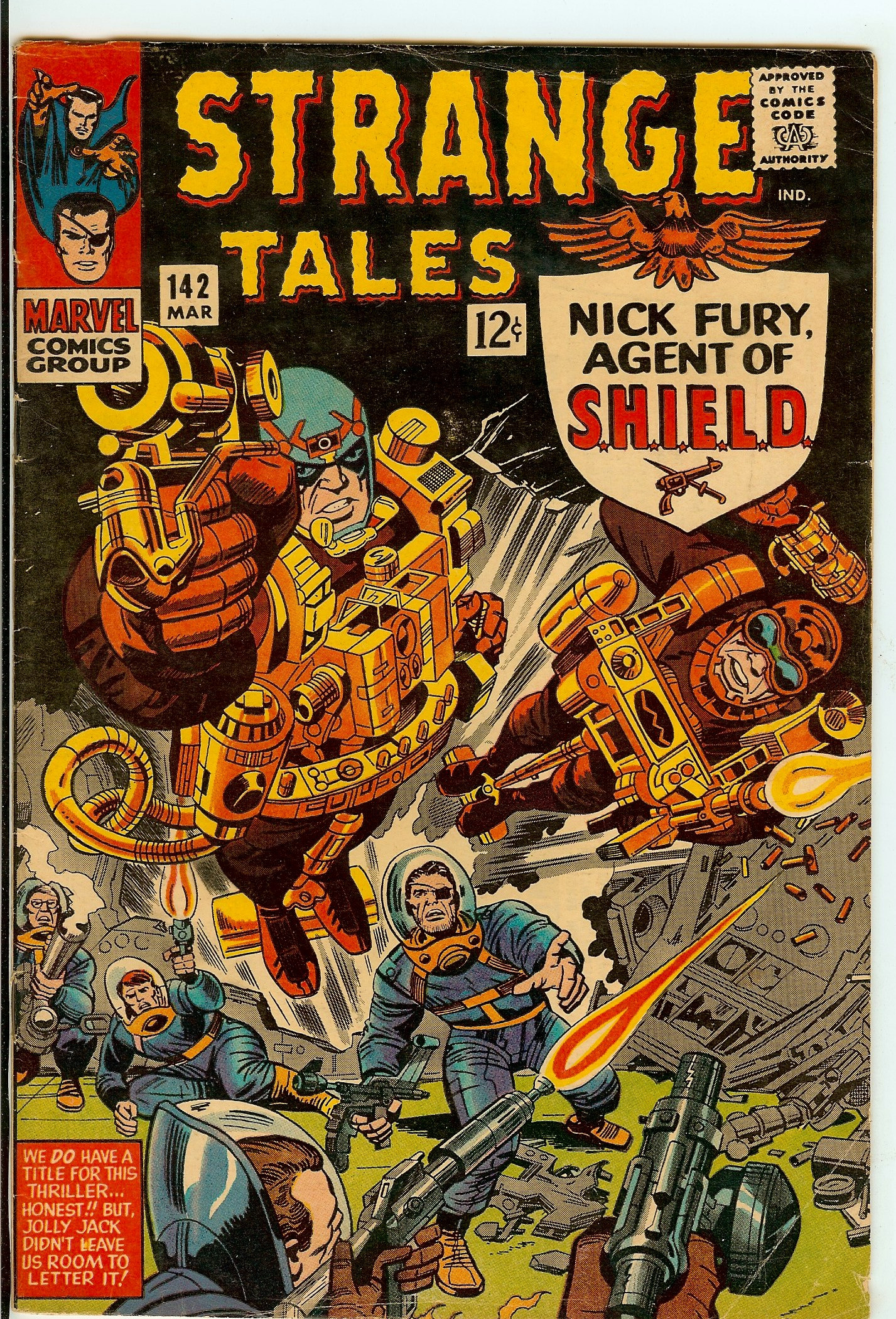 STRANGE TALES Front Cover