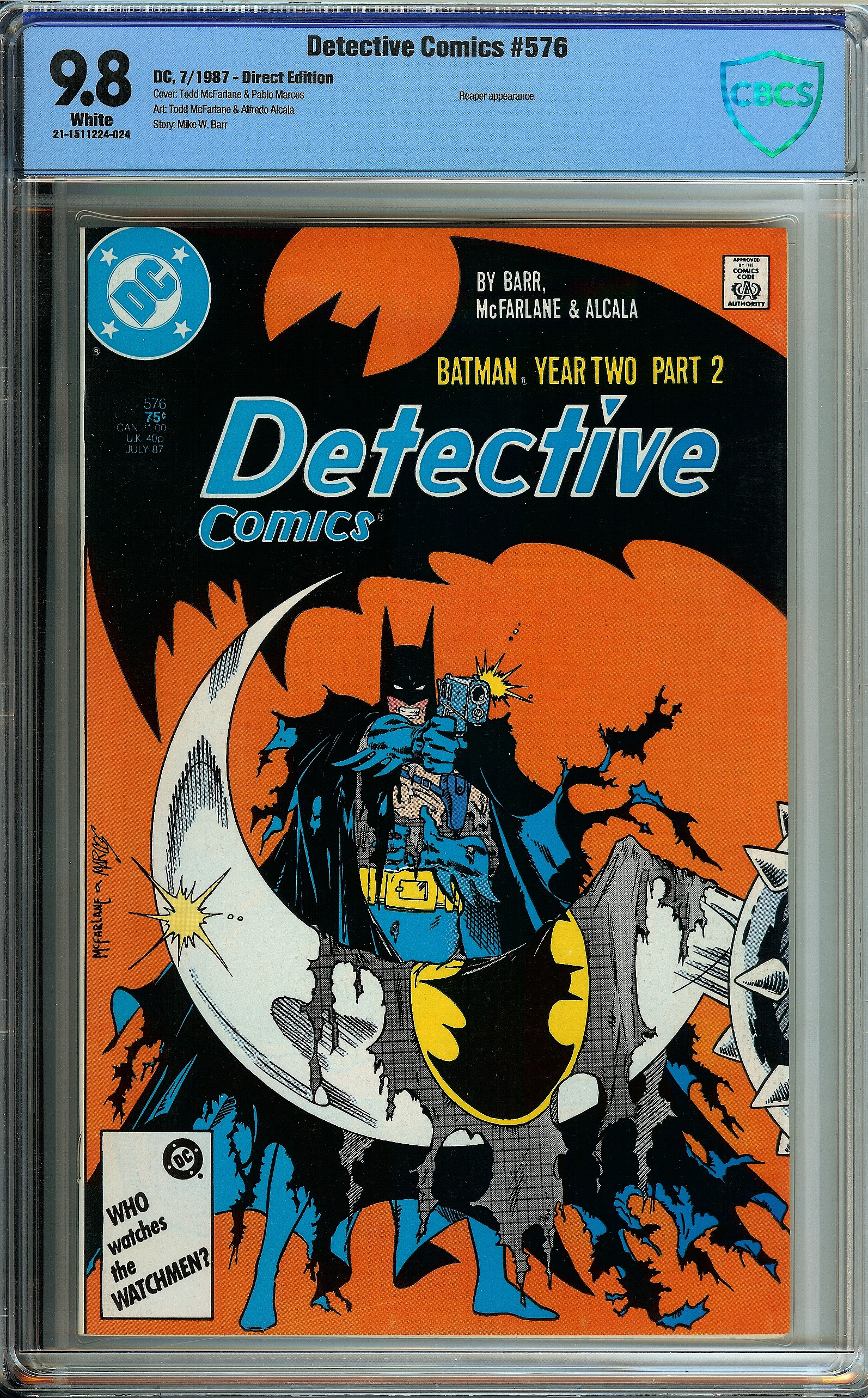 DETECTIVE COMICS Front Cover