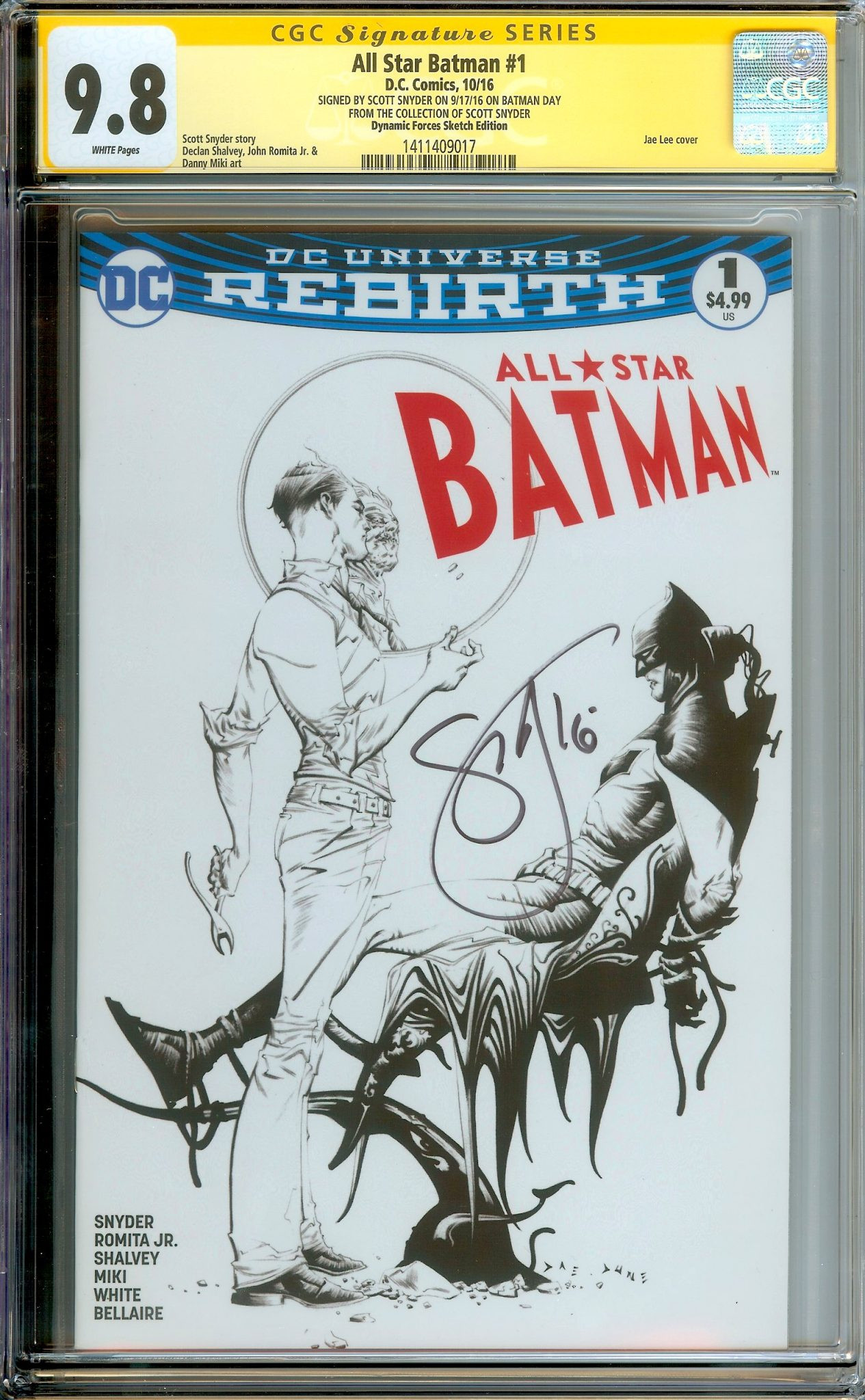 ALL STAR BATMAN Front Cover