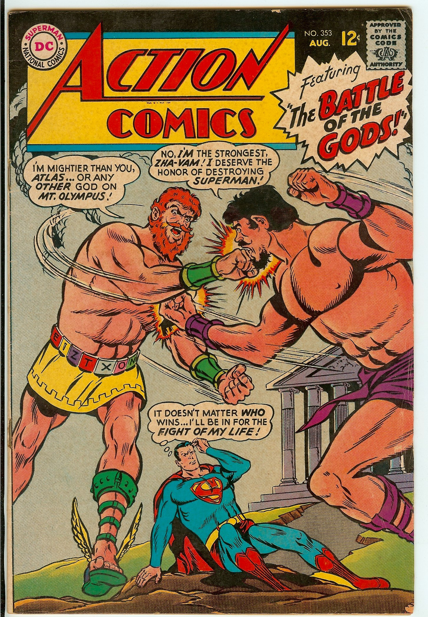 ACTION COMICS Front Cover