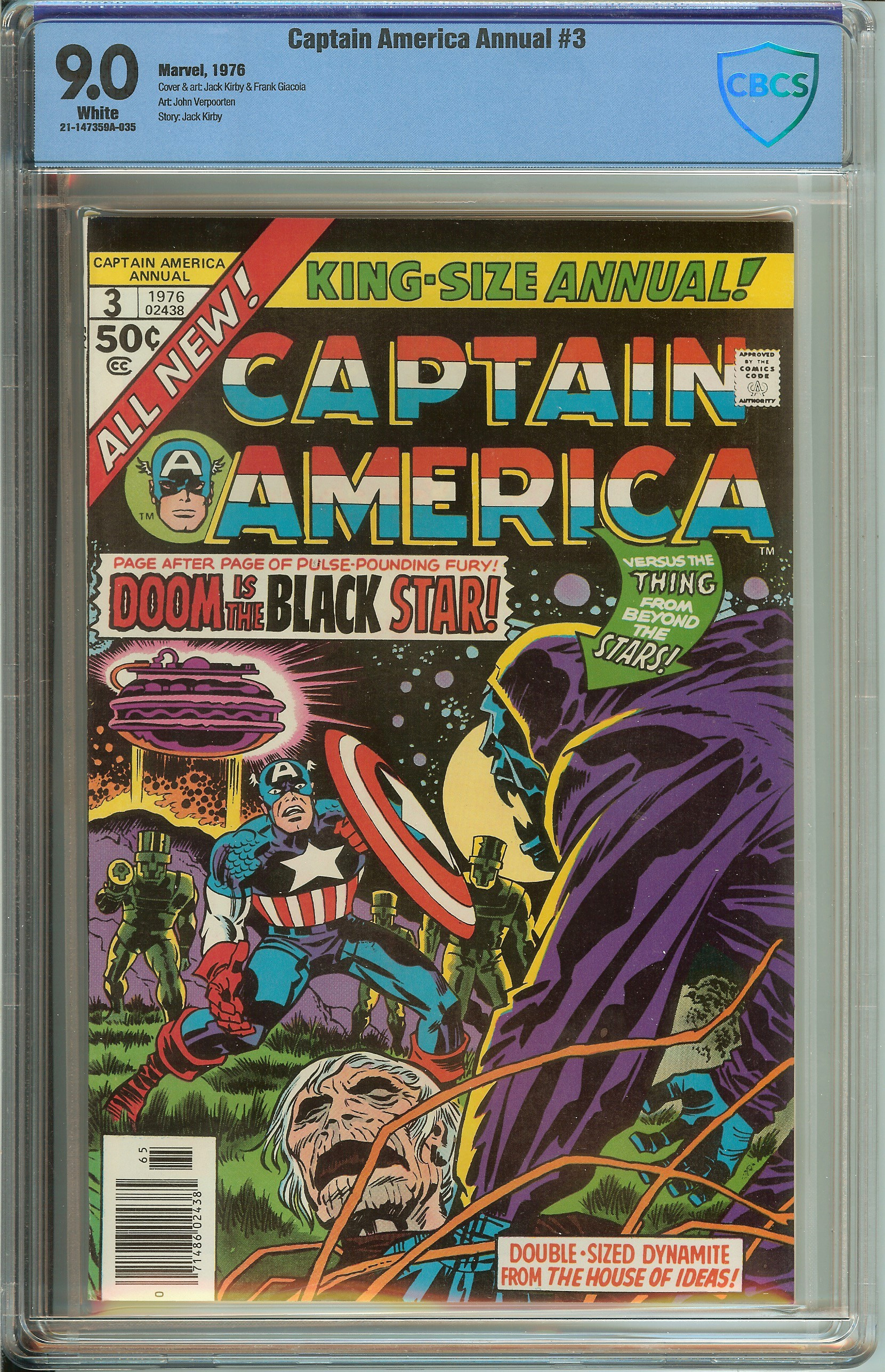 CAPTAIN AMERICA ANNUAL Front Cover