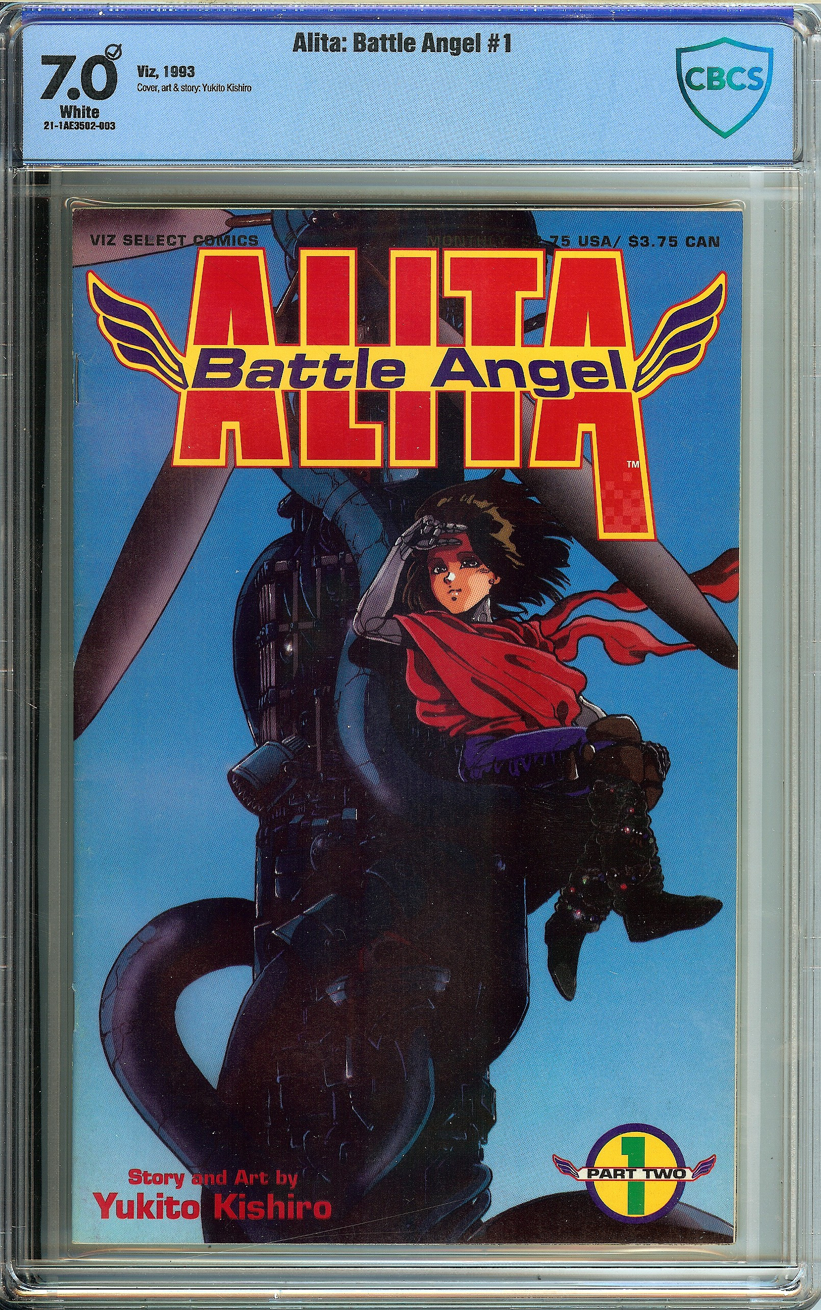 ALITA: BATTLE ANGEL Front Cover