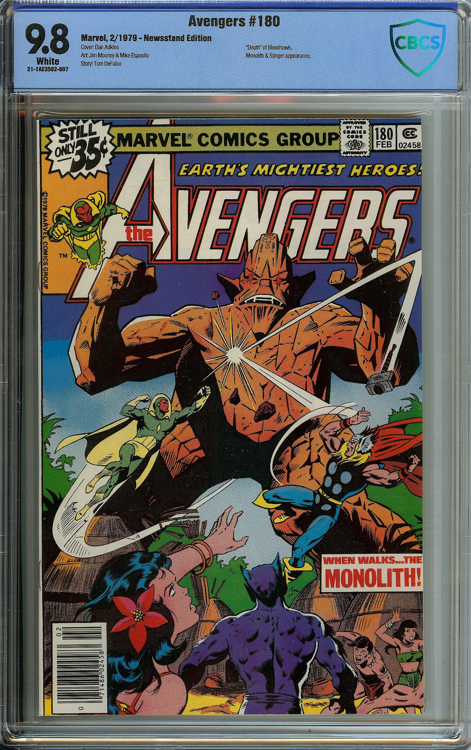 AVENGERS Front Cover