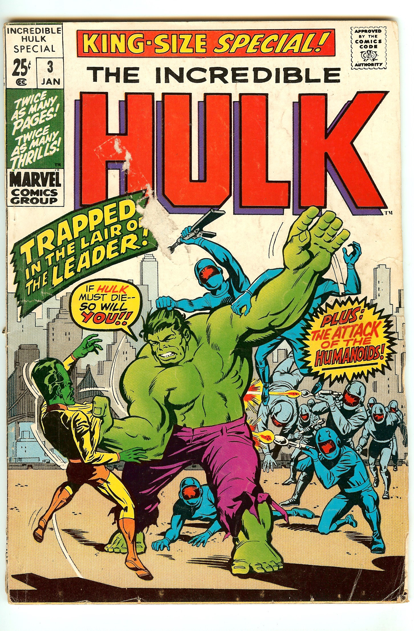 INCREDIBLE HULK ANNUAL Front Cover
