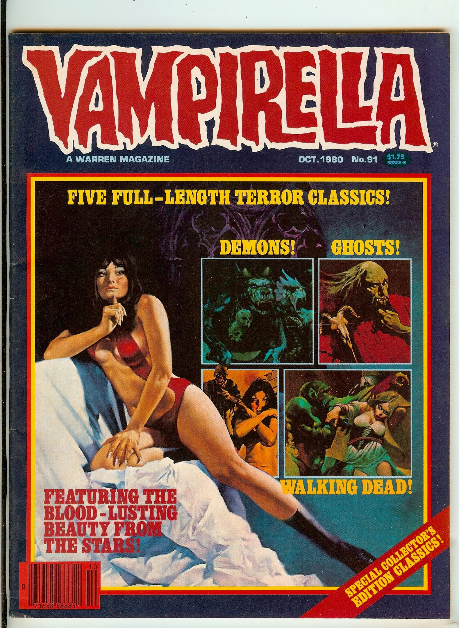 Poster Canvas Vampirella – Comic Book Cover Art Print #319, Neuf
