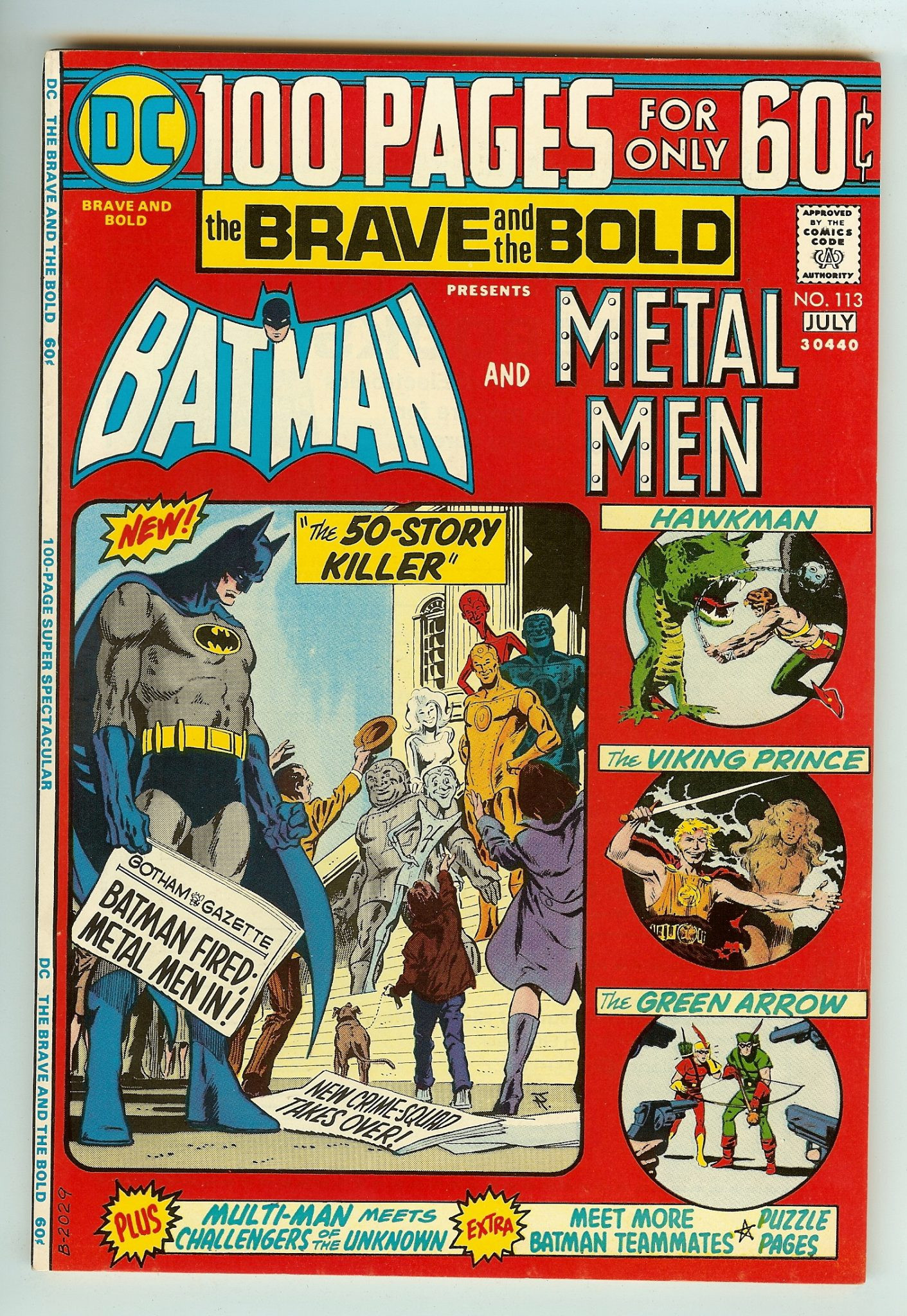 BRAVE AND THE BOLD Front Cover