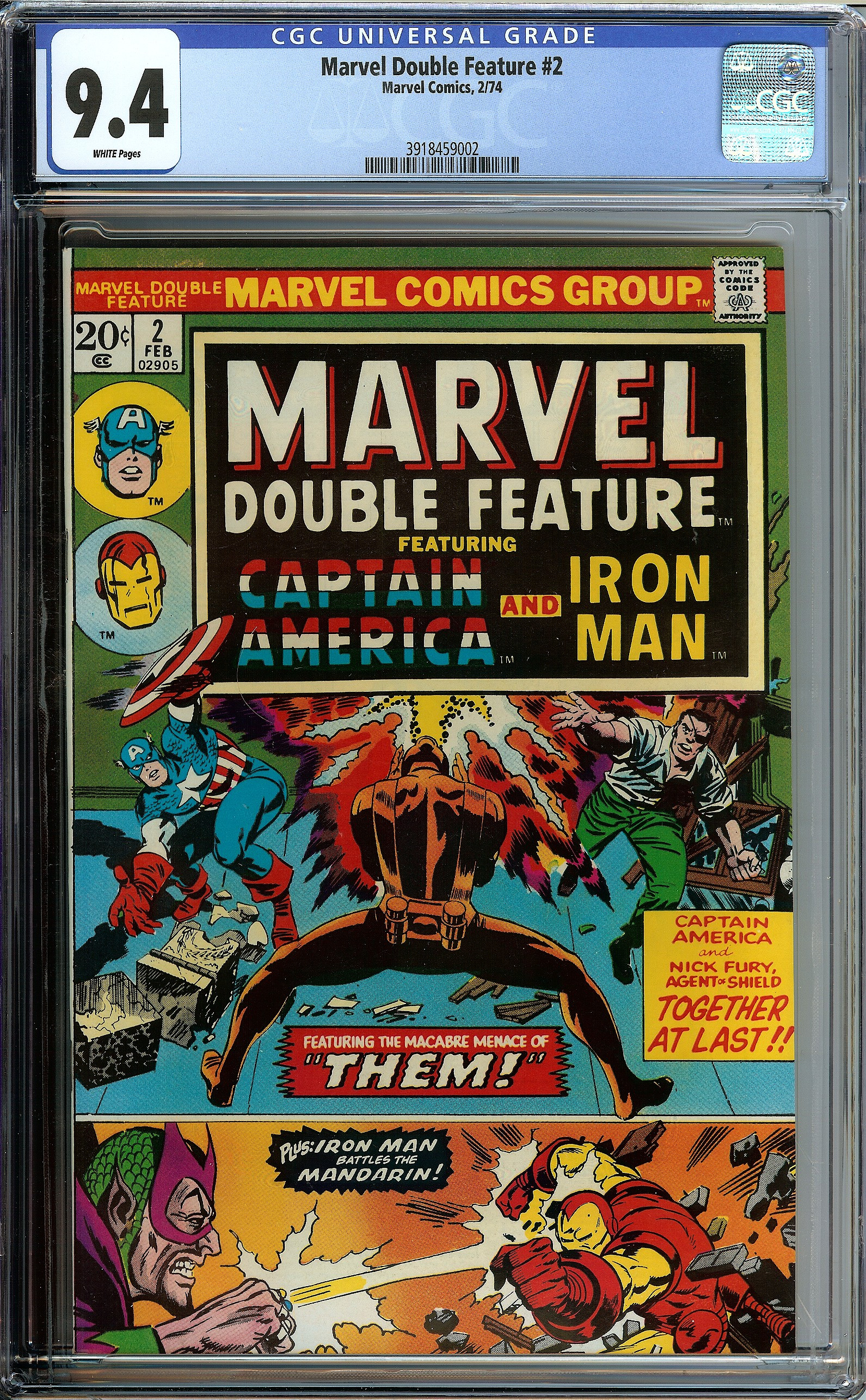 MARVEL DOUBLE FEATURE Front Cover