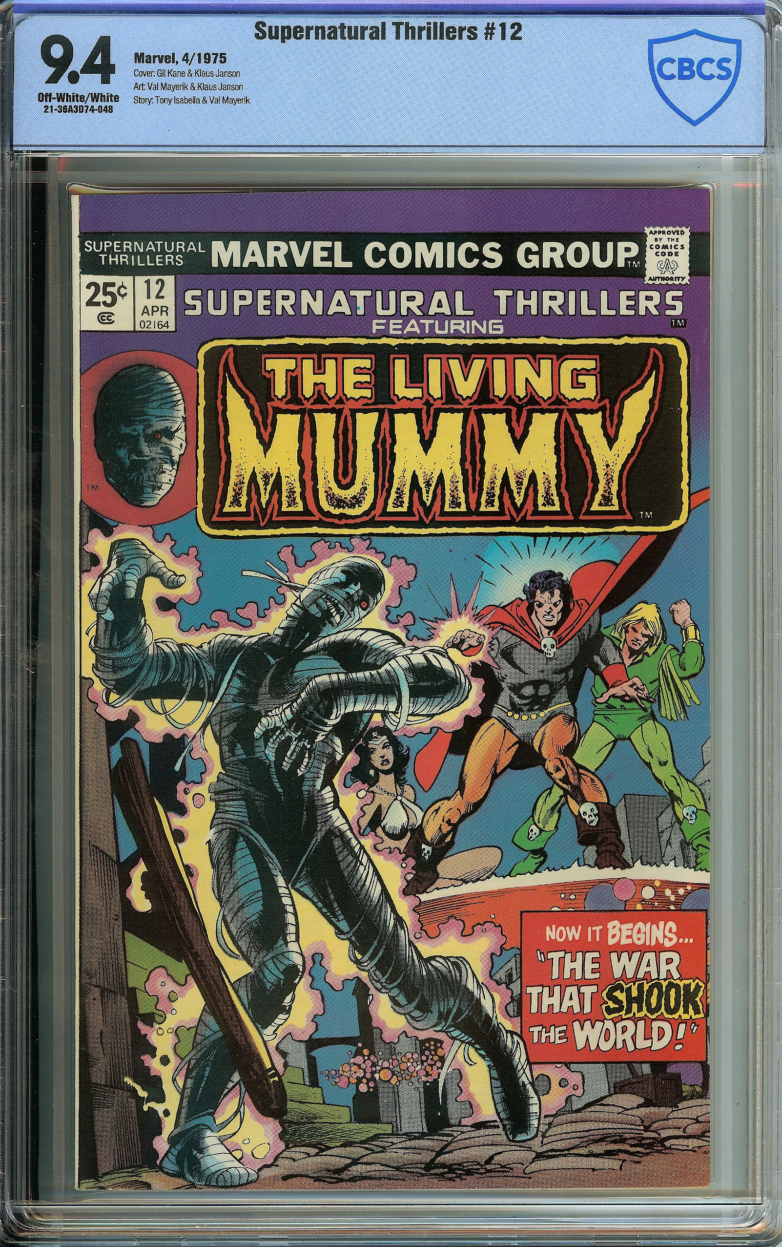 SUPERNATURAL THRILLERS Front Cover