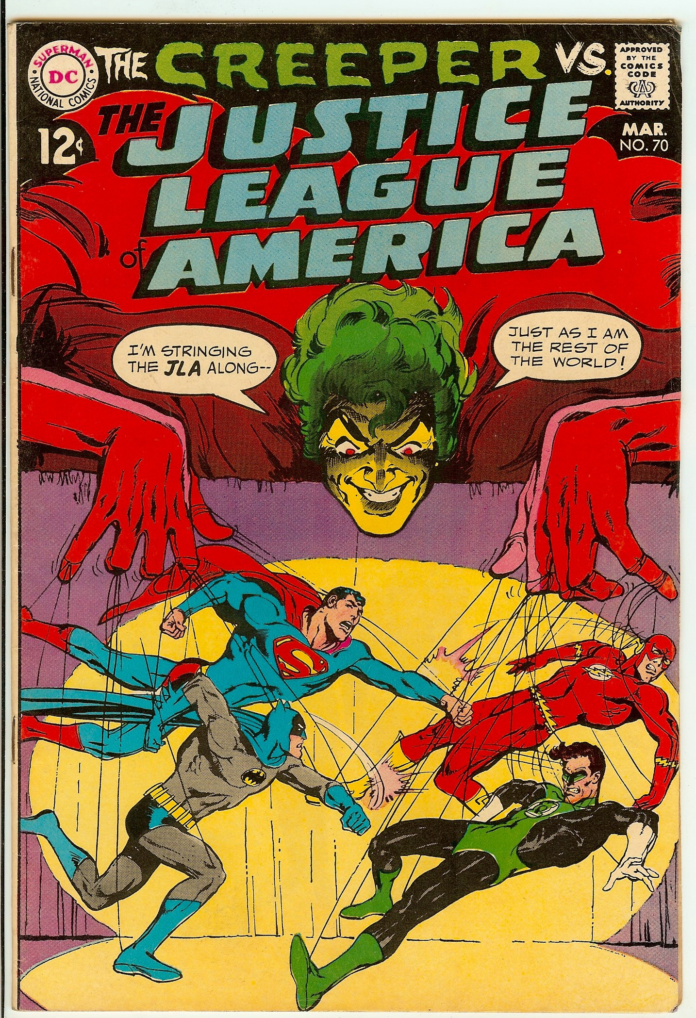 JUSTICE LEAGUE OF AMERICA Front Cover