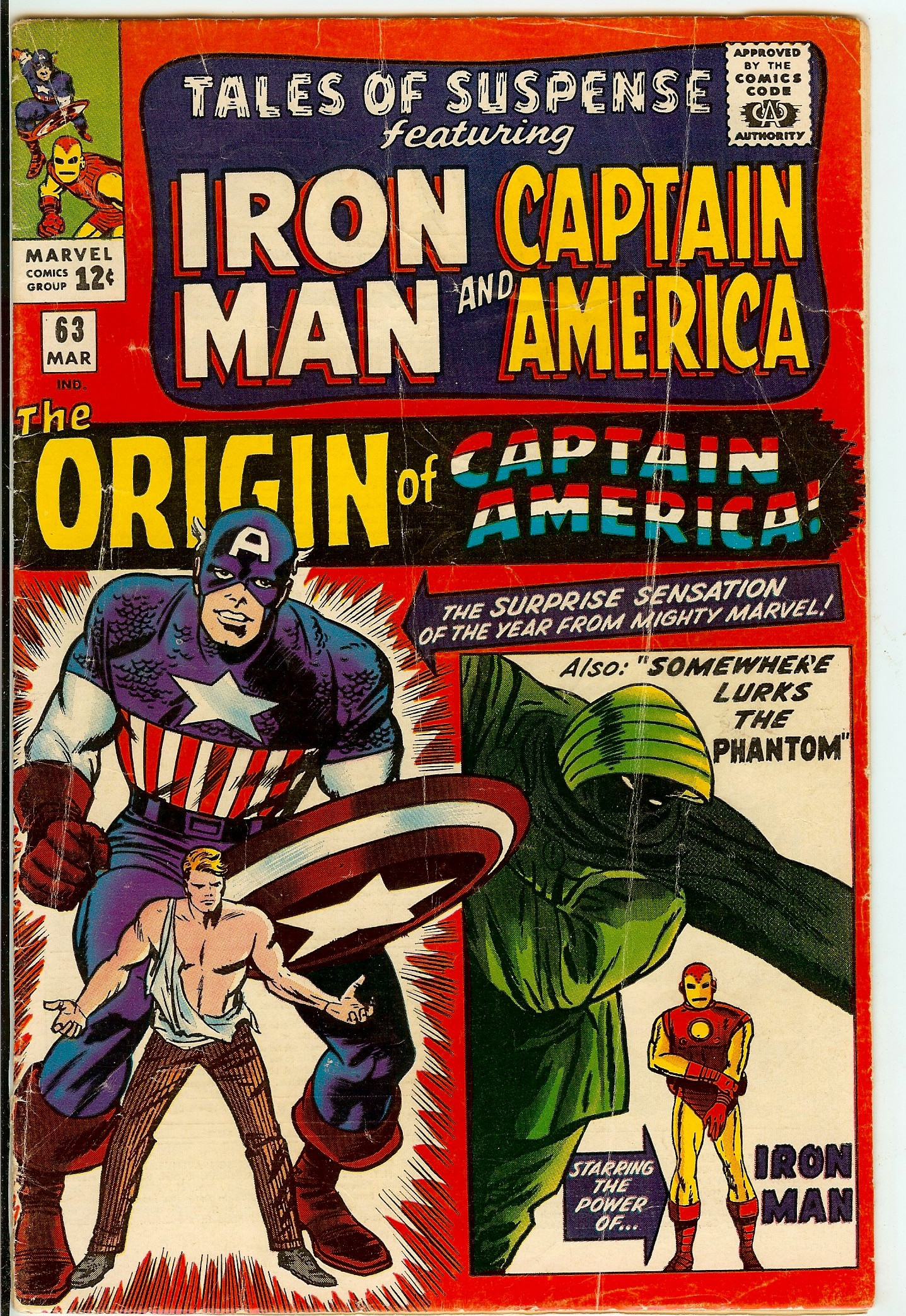 TALES OF SUSPENSE Front Cover