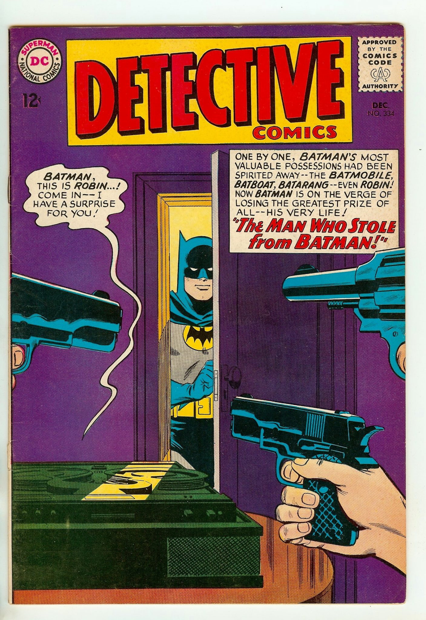 DETECTIVE COMICS Front Cover