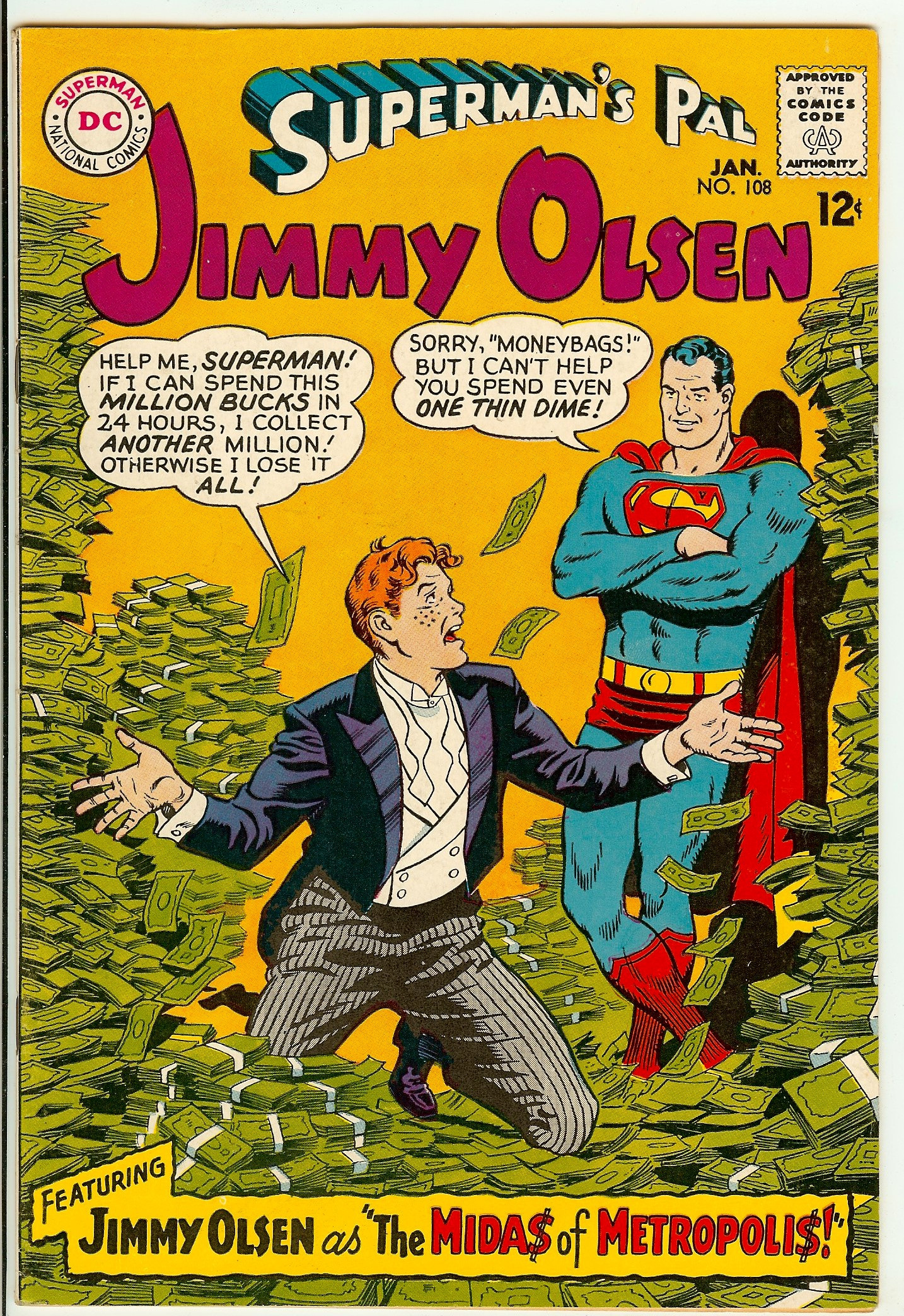 SUPERMAN'S PAL JIMMY OLSEN Front Cover