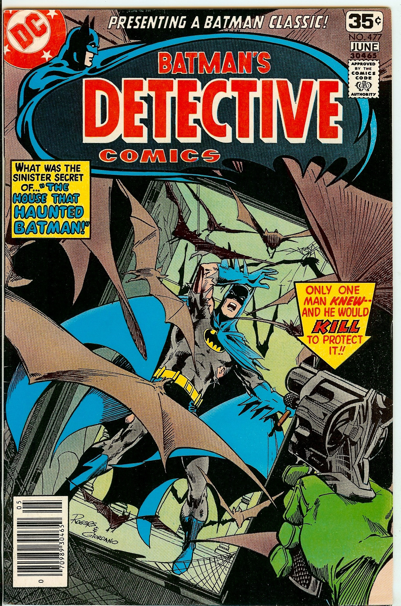 DETECTIVE COMICS Front Cover