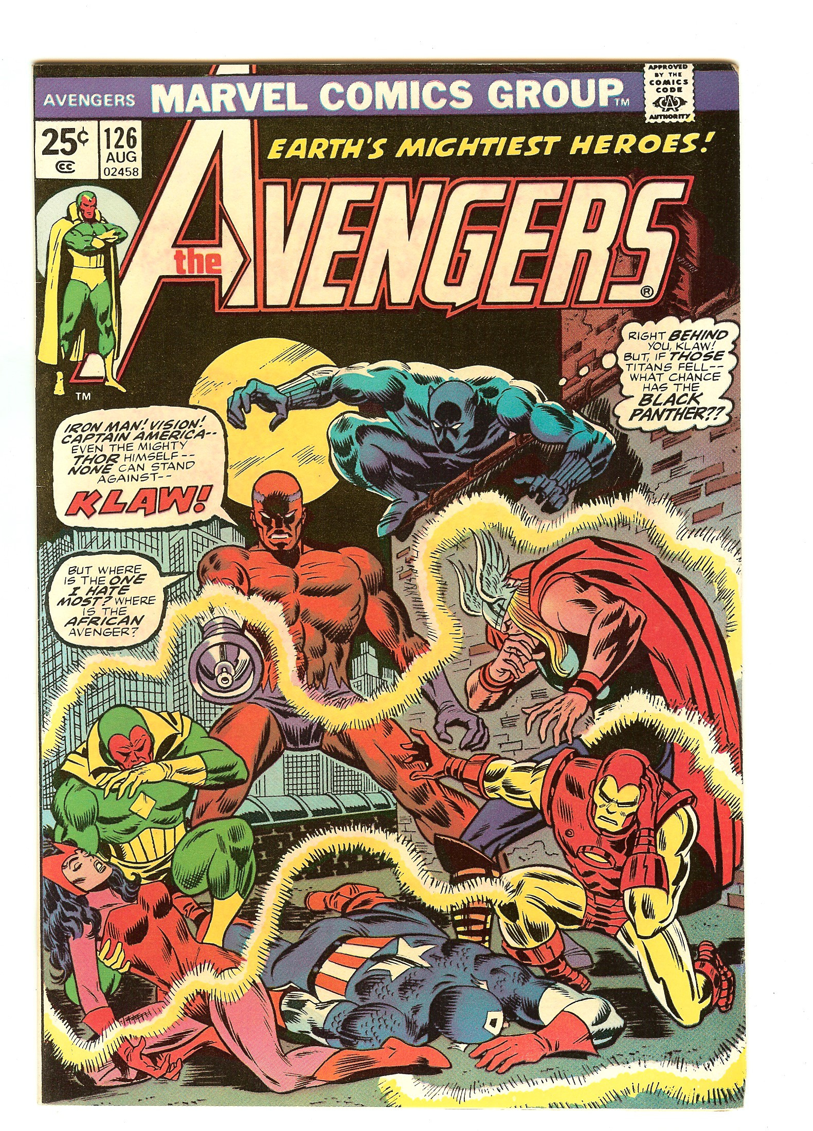 AVENGERS Front Cover