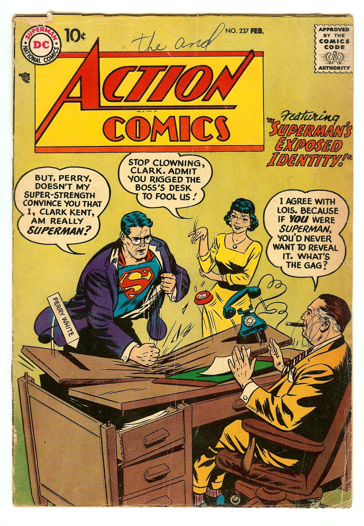 ACTION COMICS Front Cover