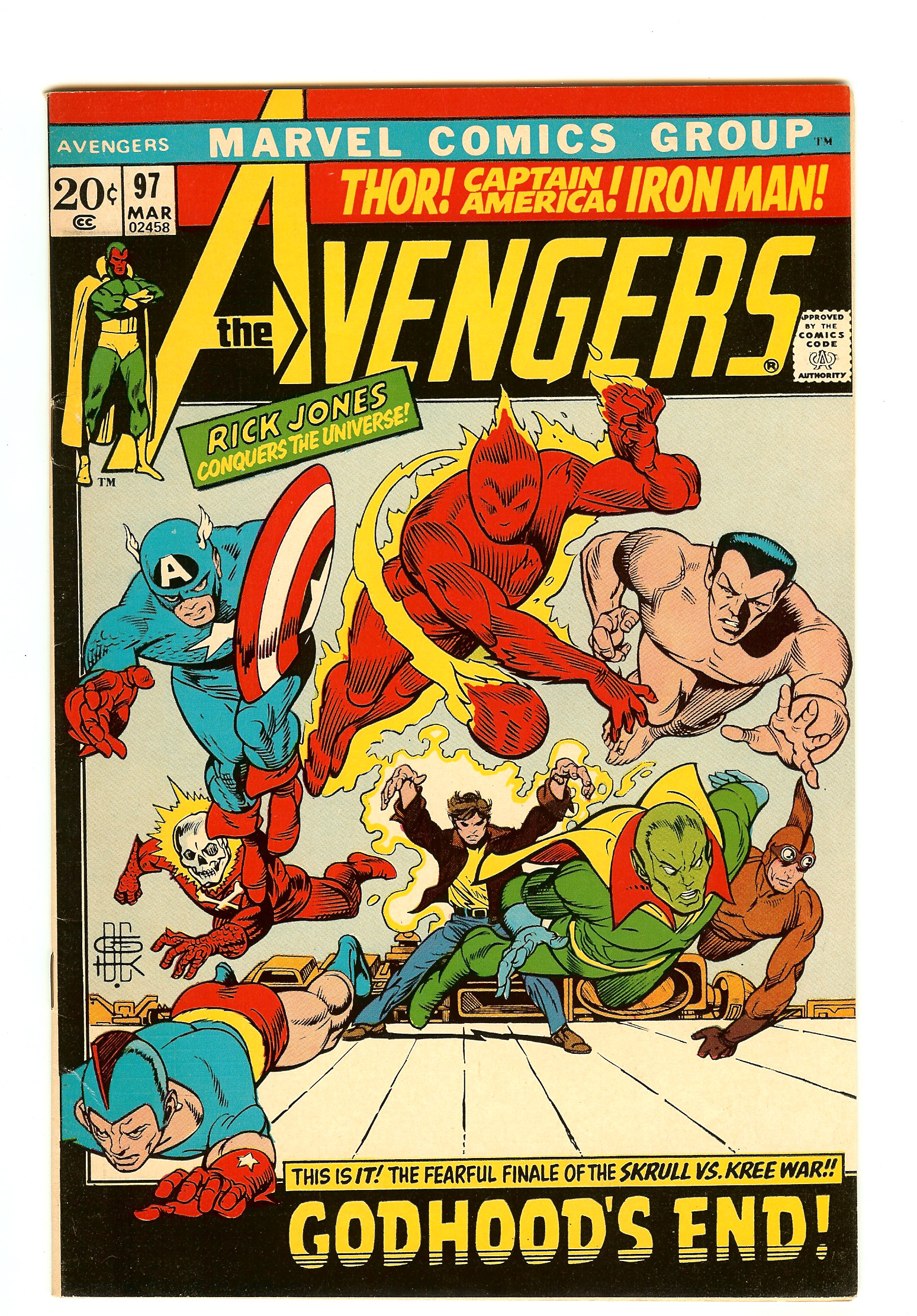 AVENGERS Front Cover