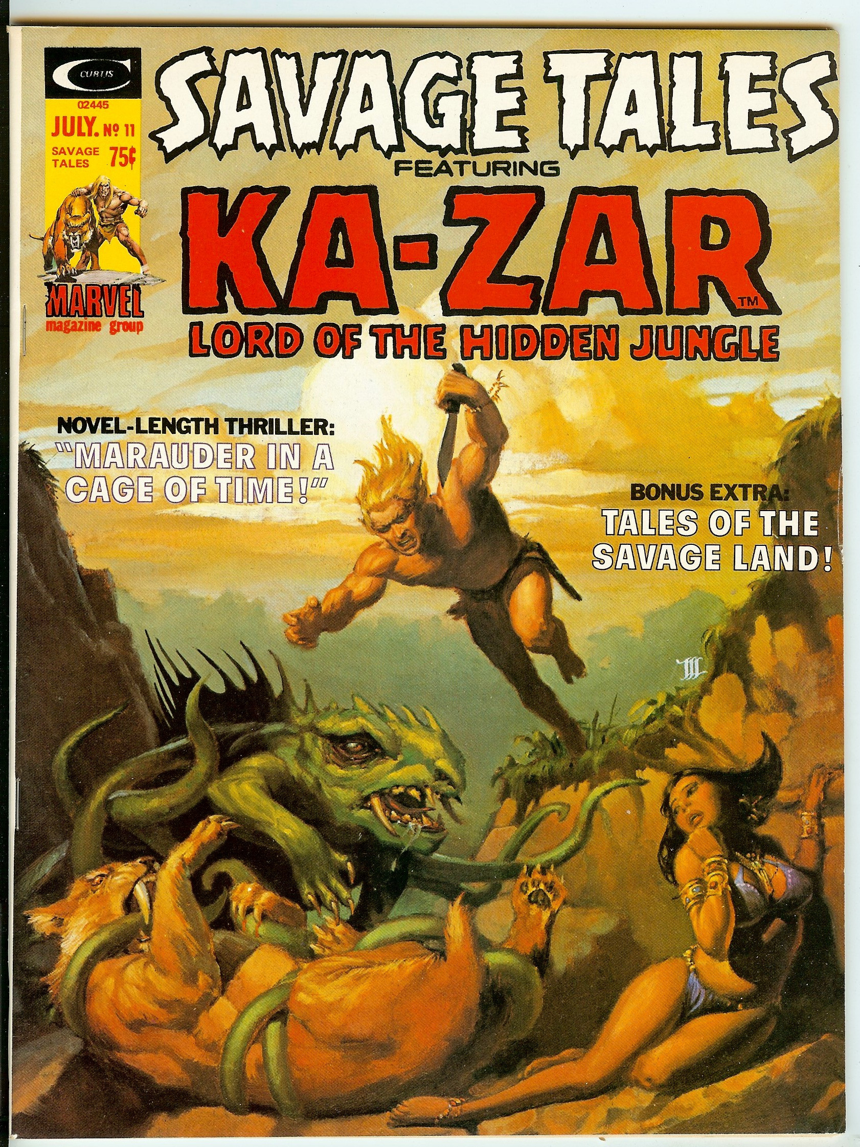 SAVAGE TALES Front Cover