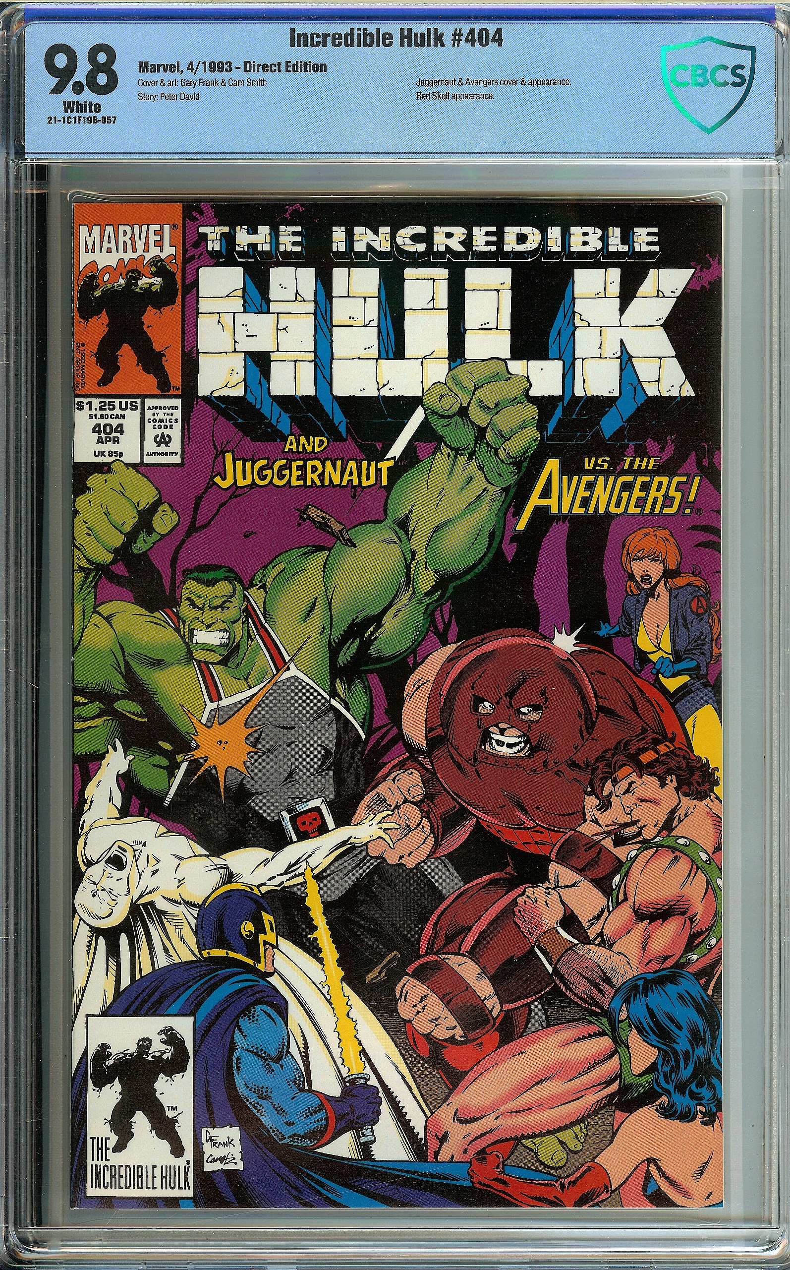 INCREDIBLE HULK Front Cover