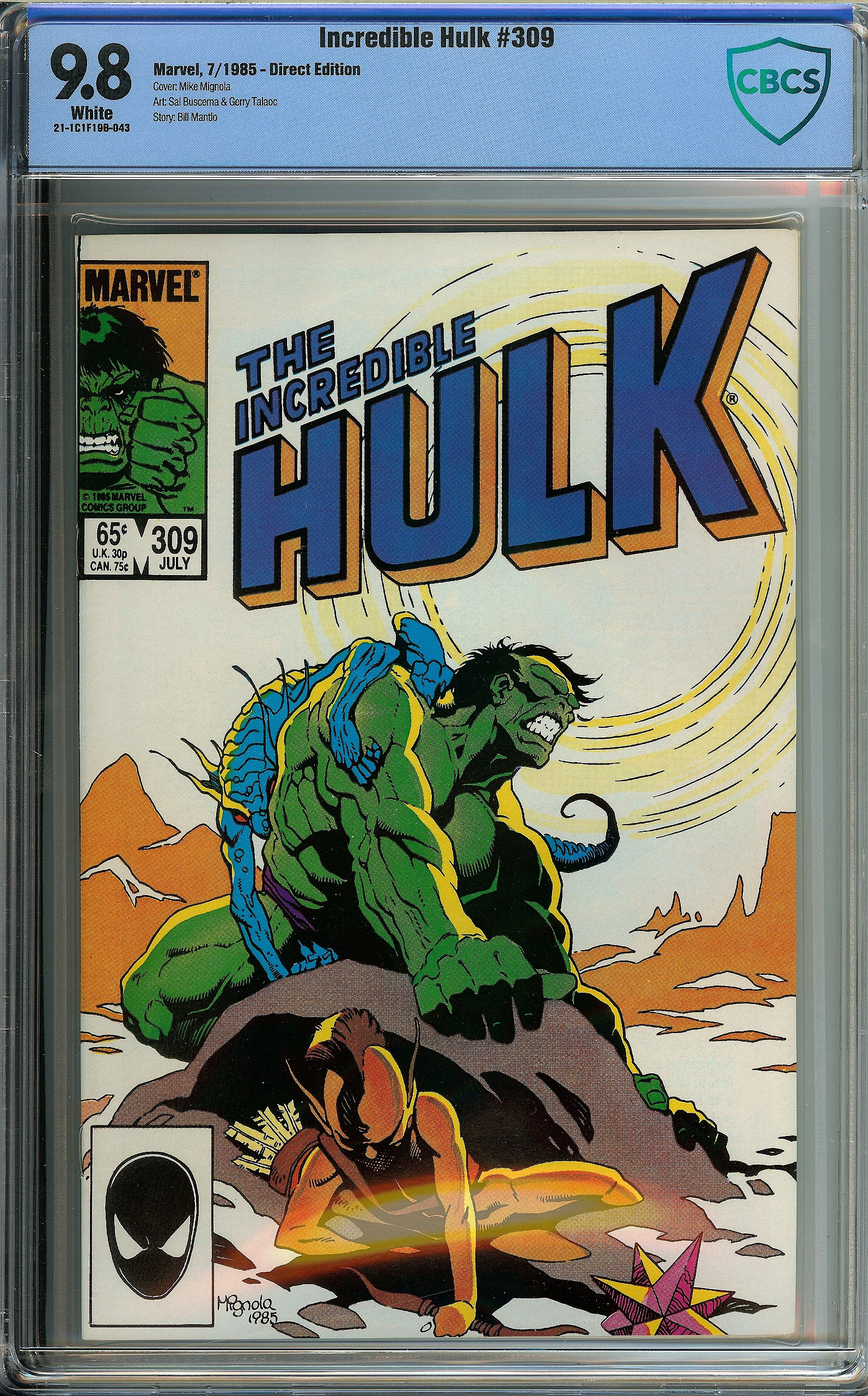 INCREDIBLE HULK Front Cover