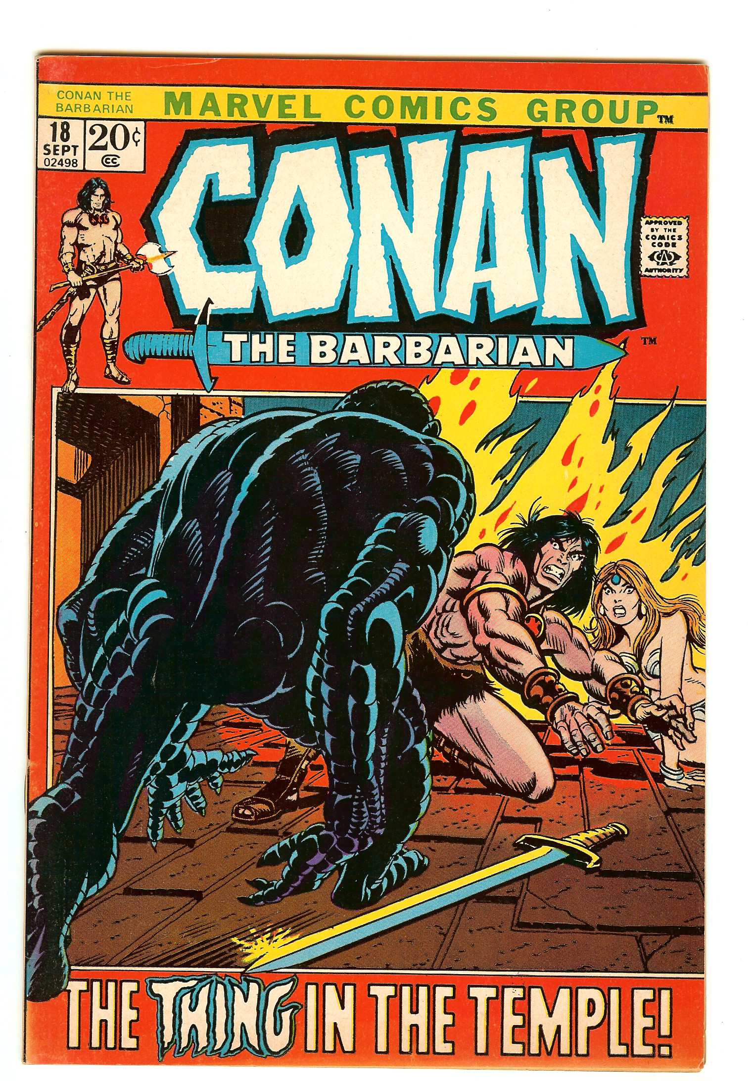 CONAN THE BARBARIAN Front Cover