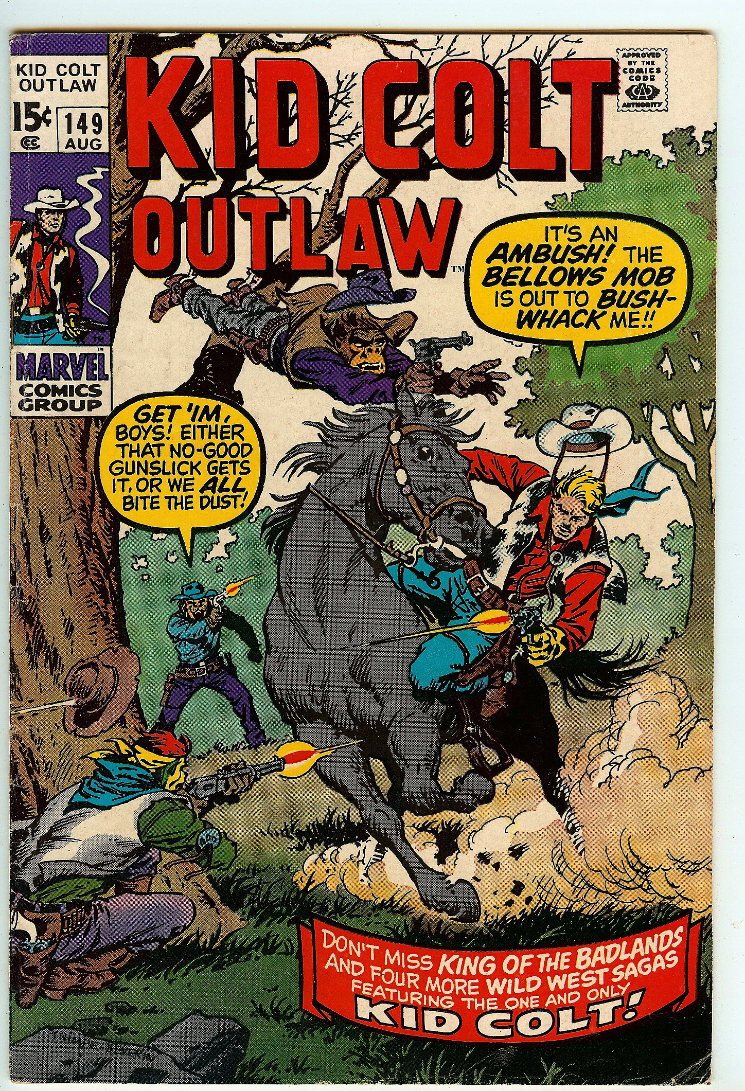 KID COLT OUTLAW Front Cover