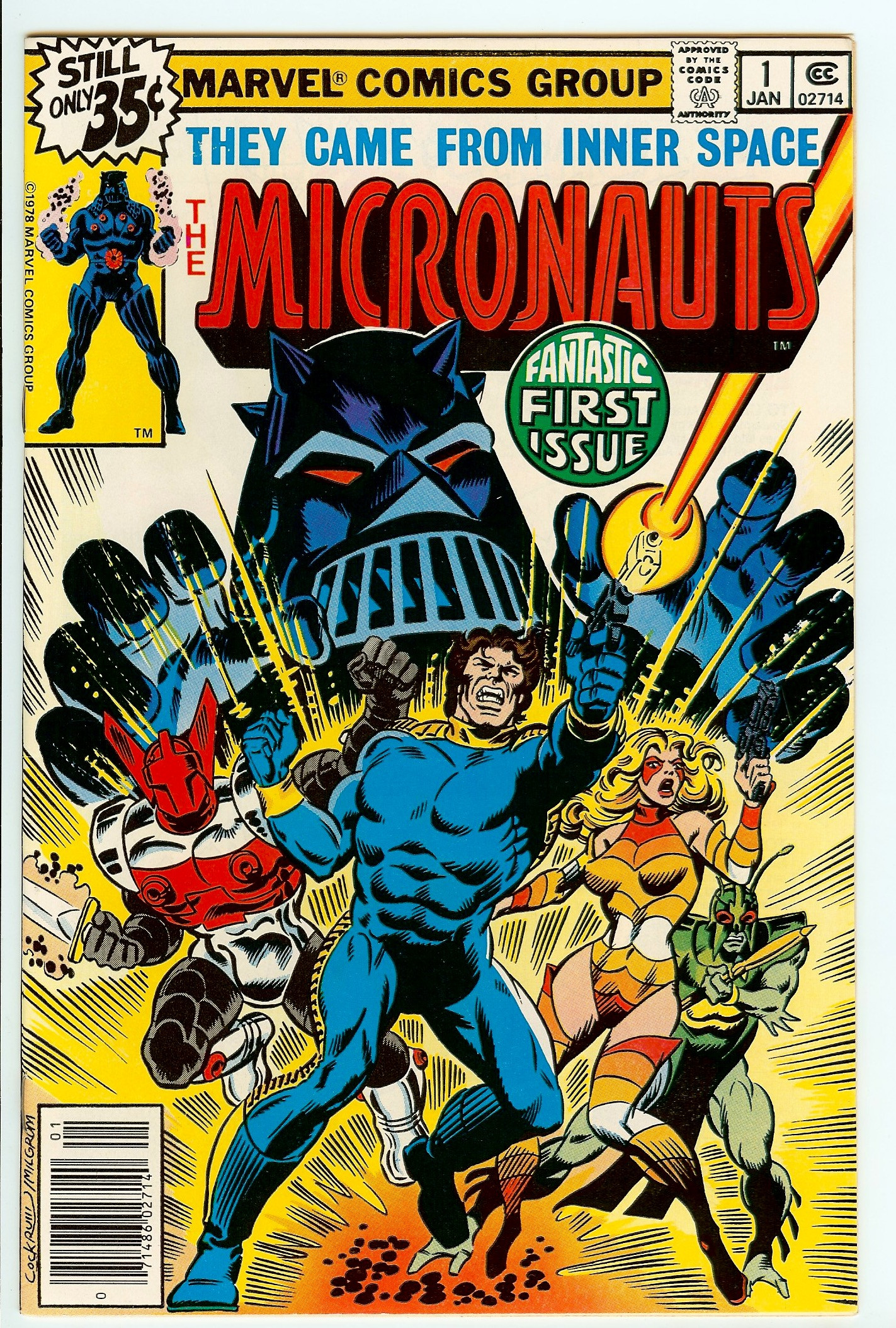 MICRONAUTS Front Cover