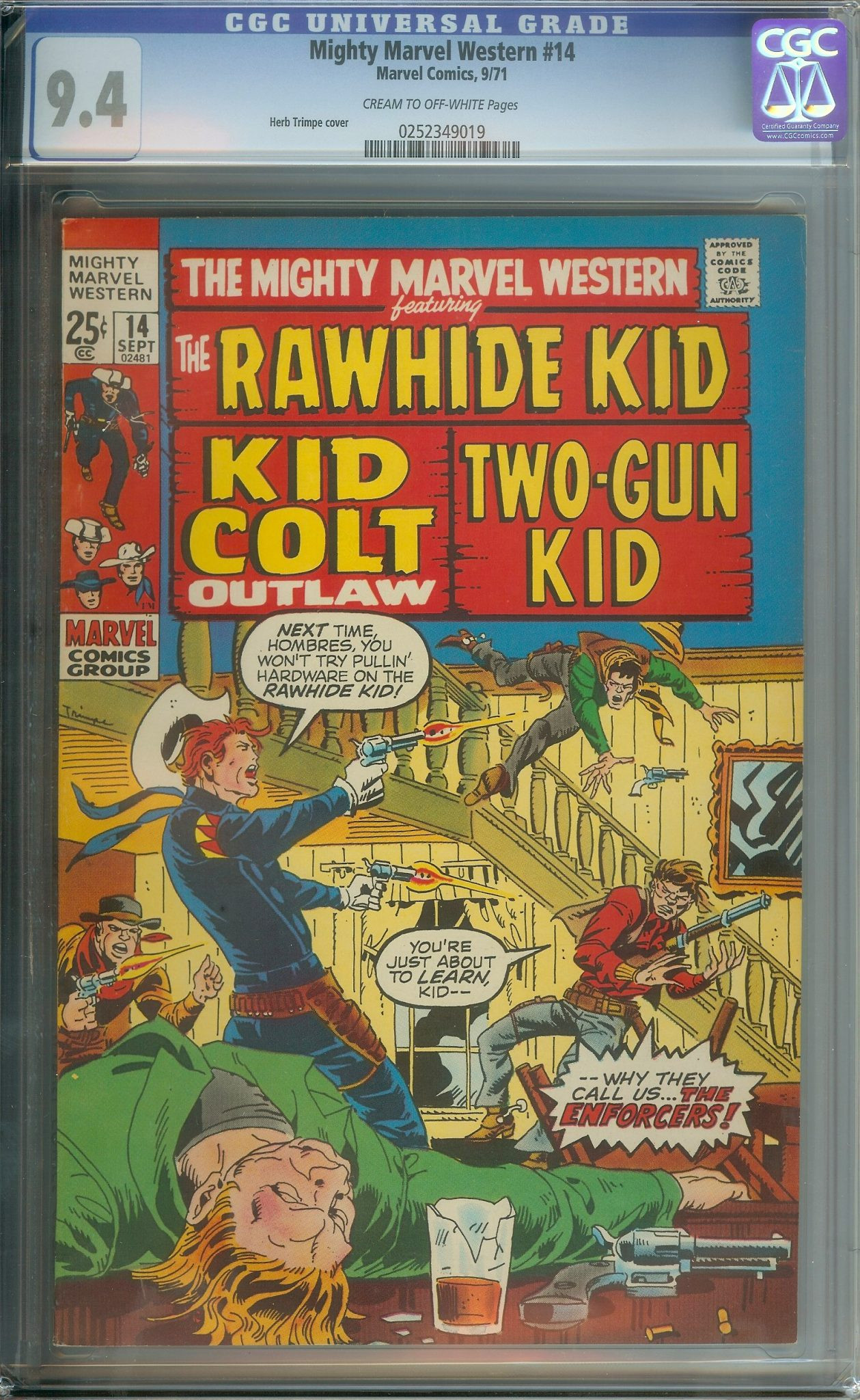MIGHTY MARVEL WESTERN Front Cover