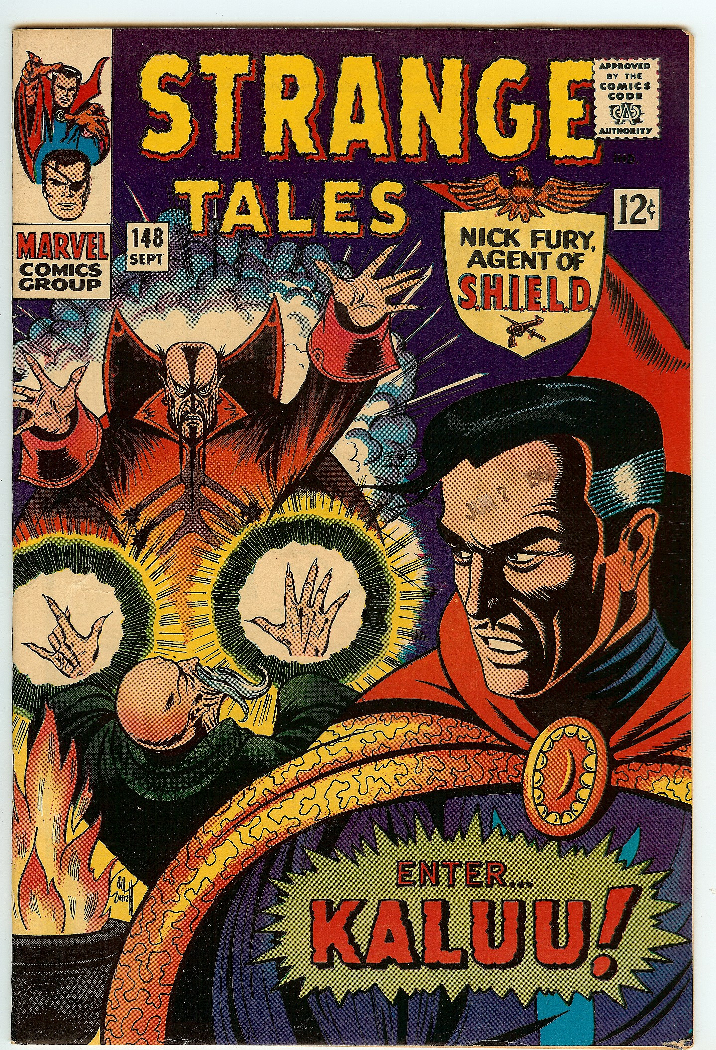 STRANGE TALES Front Cover